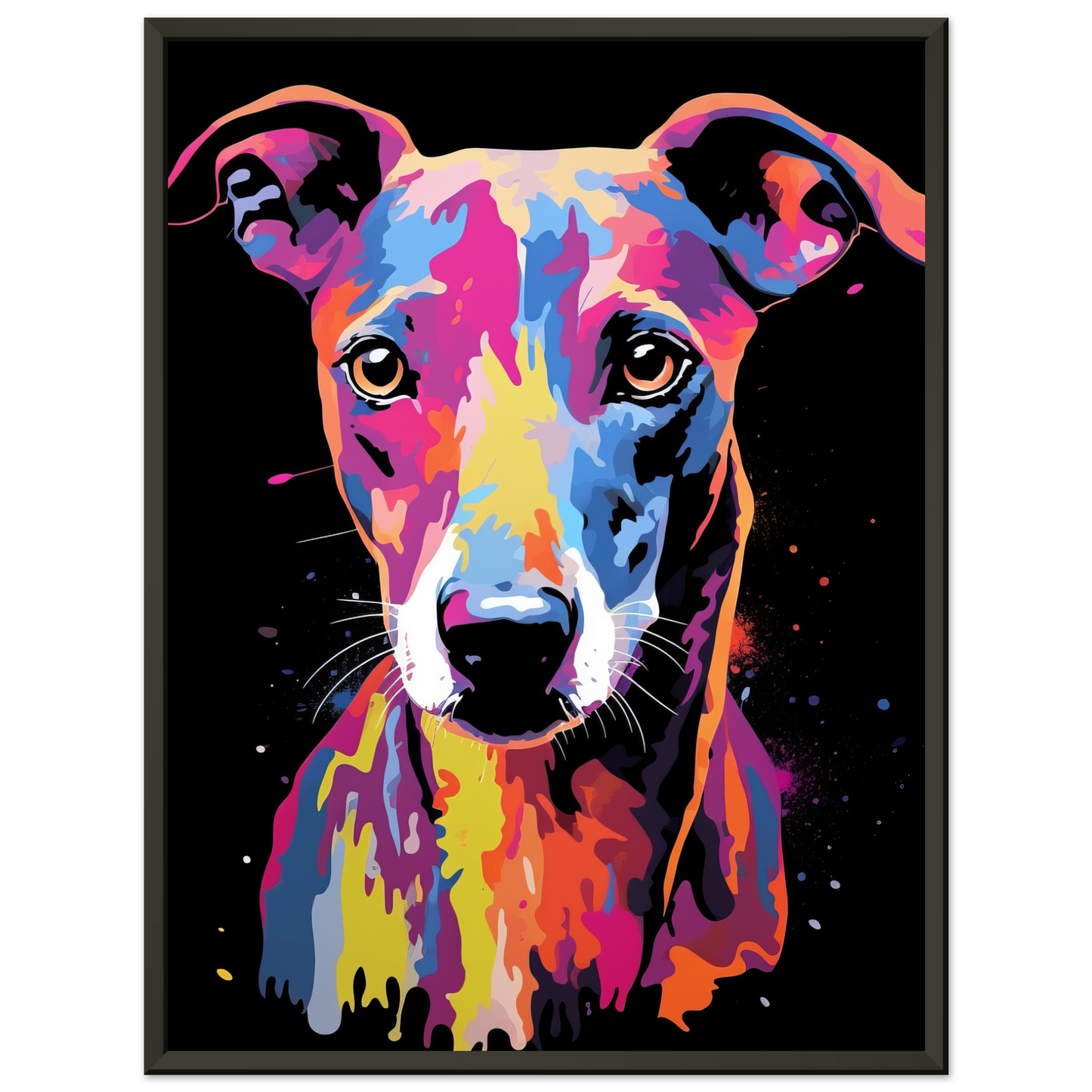 Whippet Hund Pop-Art (DOG316)