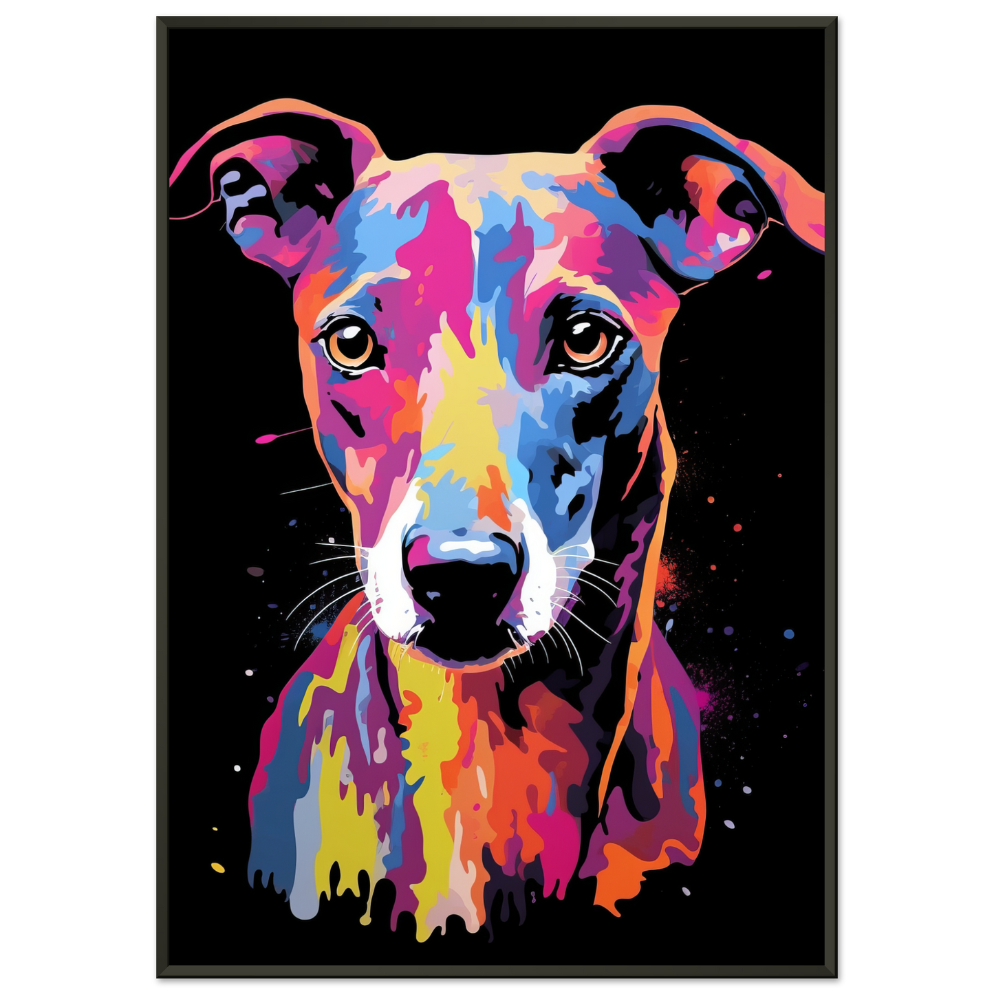 Whippet Hund Pop-Art (DOG316)