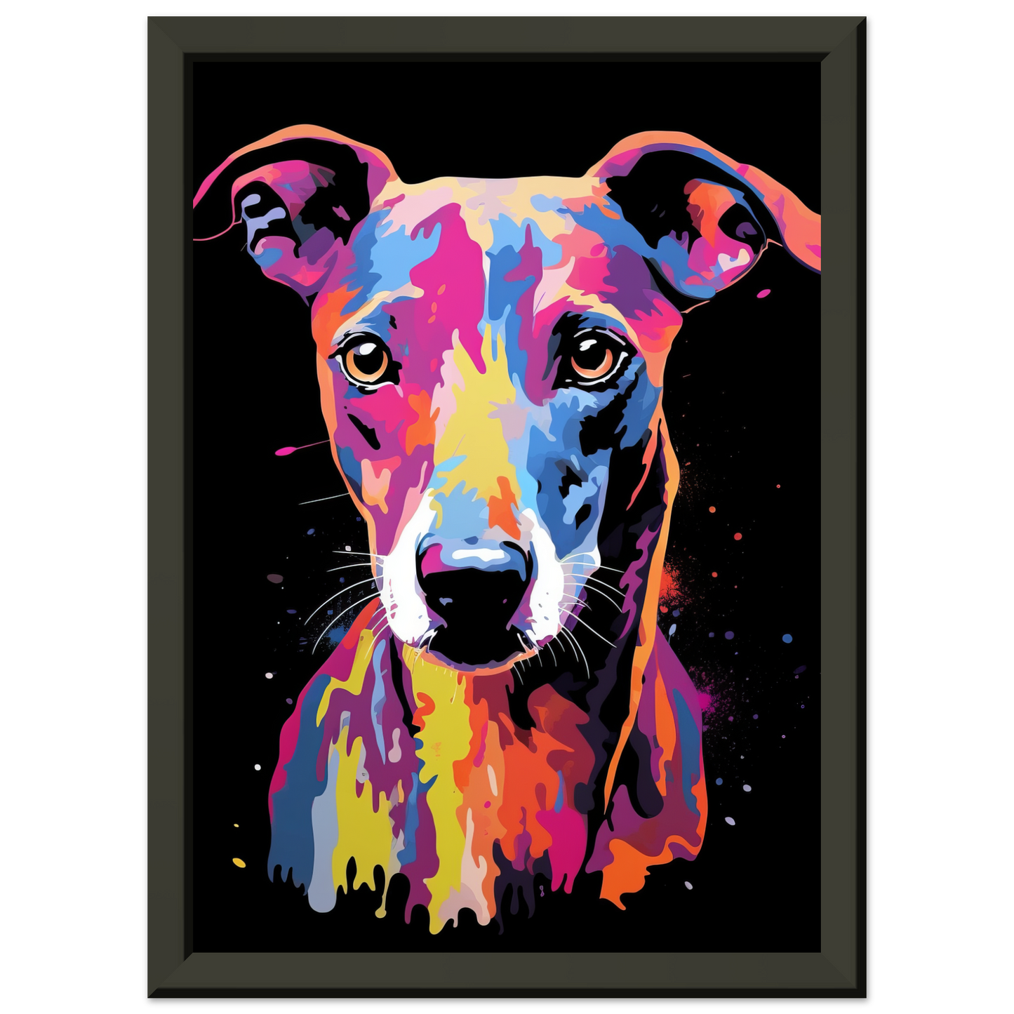 Whippet Hund Pop-Art (DOG316)