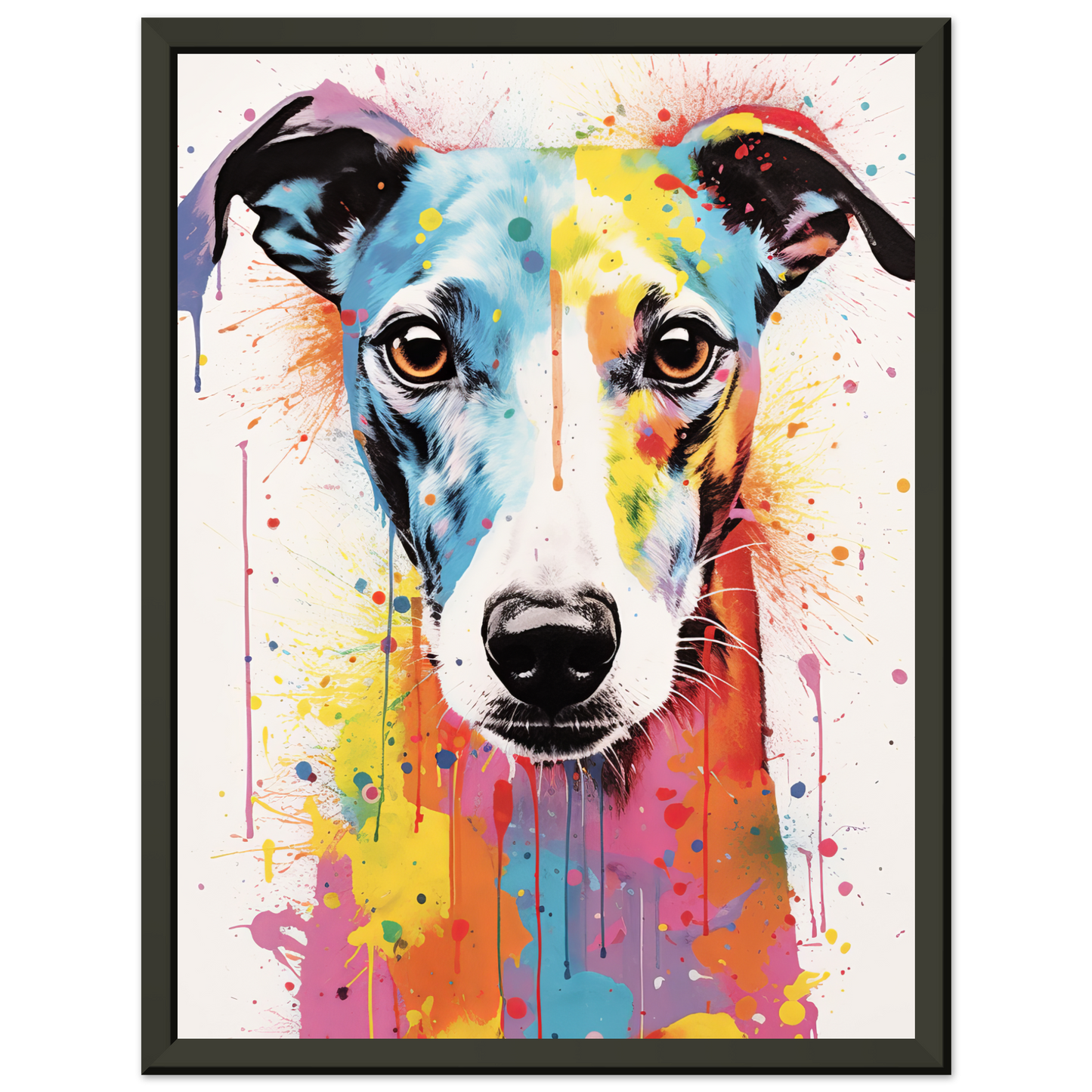 Whippet Hund Pop-Art (DOG318)