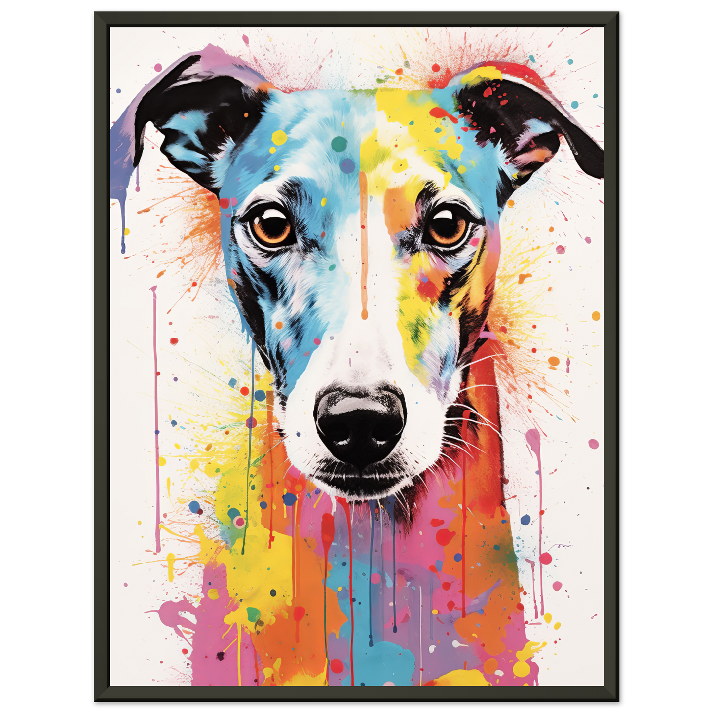 Whippet Hund Pop-Art (DOG318)