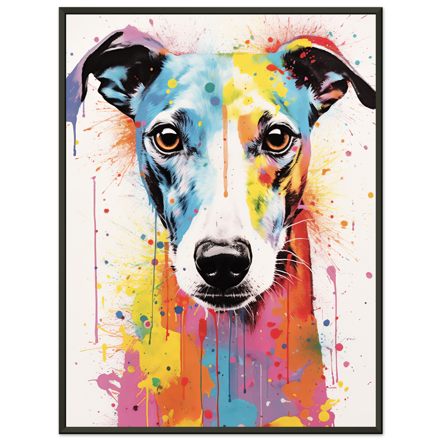 Whippet Hund Pop-Art (DOG318)