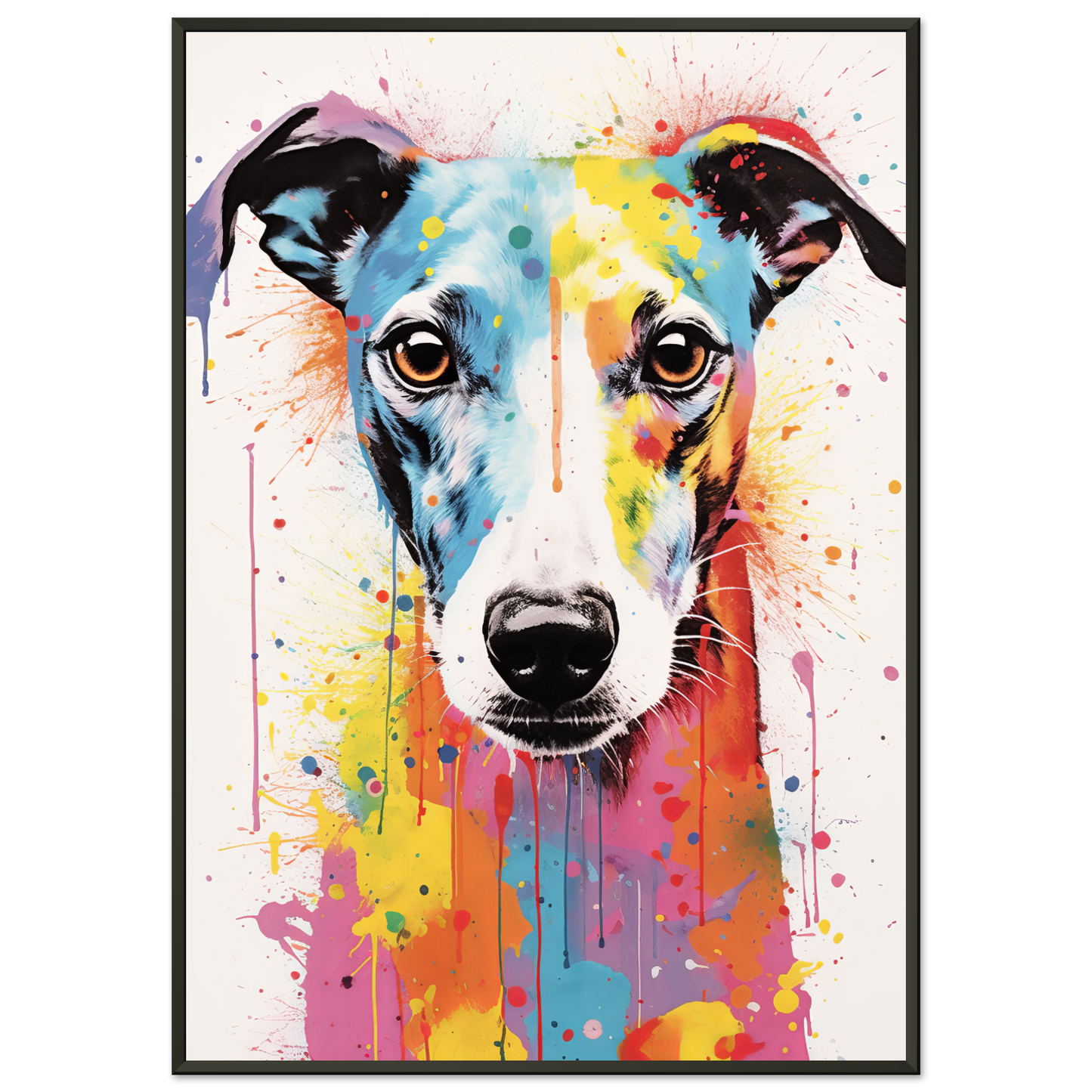 Whippet Hund Pop-Art (DOG318)