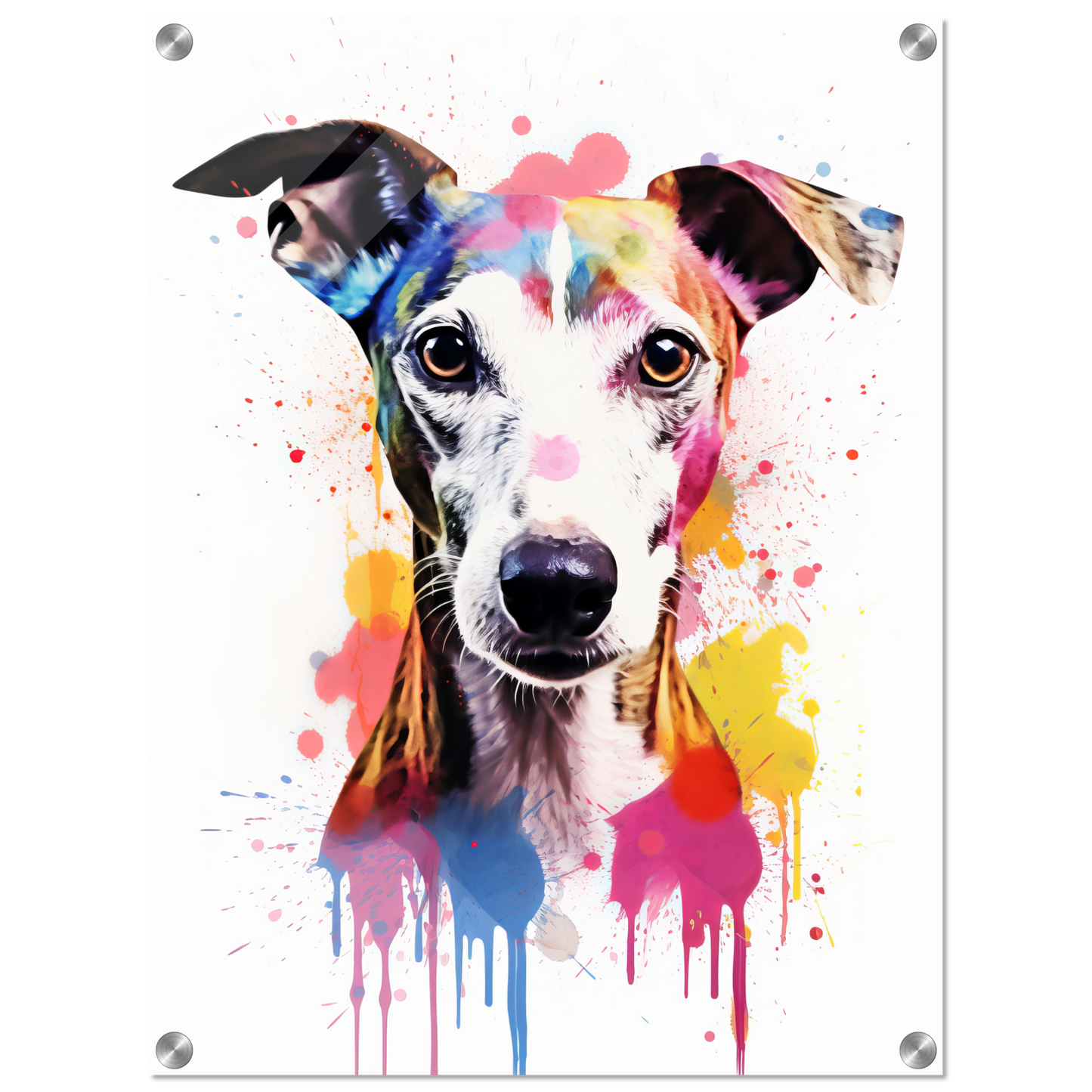 Whippet Hund Pop-Art (DOG319)