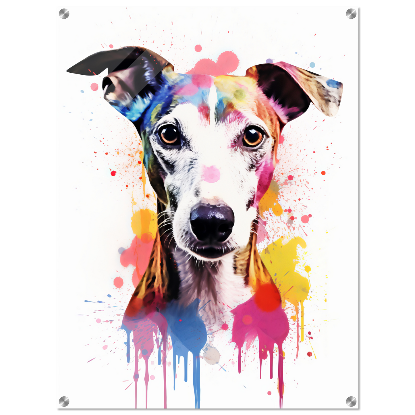 Whippet Hund Pop-Art (DOG319)