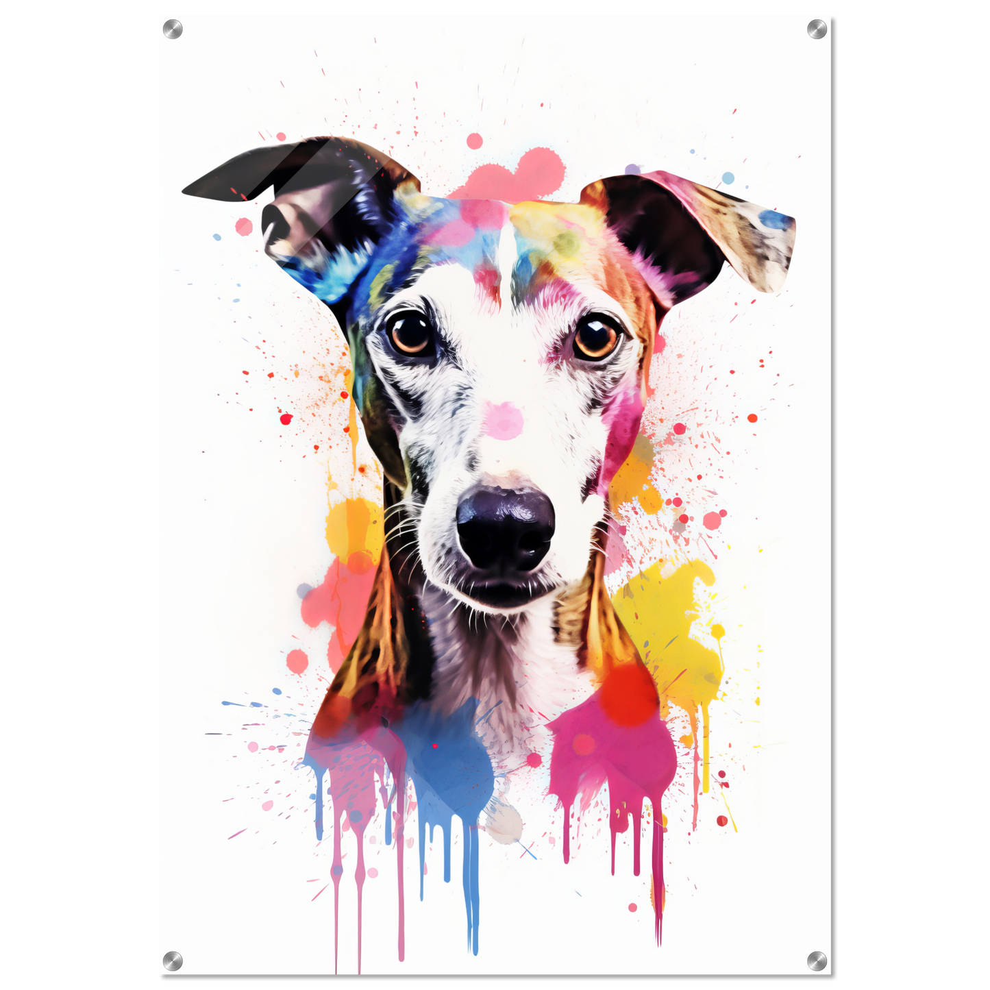 Whippet Hund Pop-Art (DOG319)