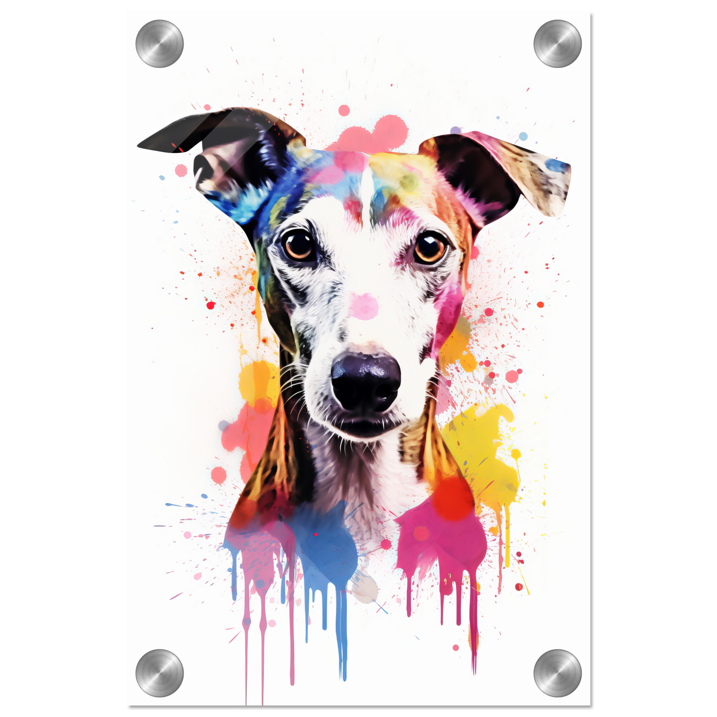 Whippet Hund Pop-Art (DOG319)