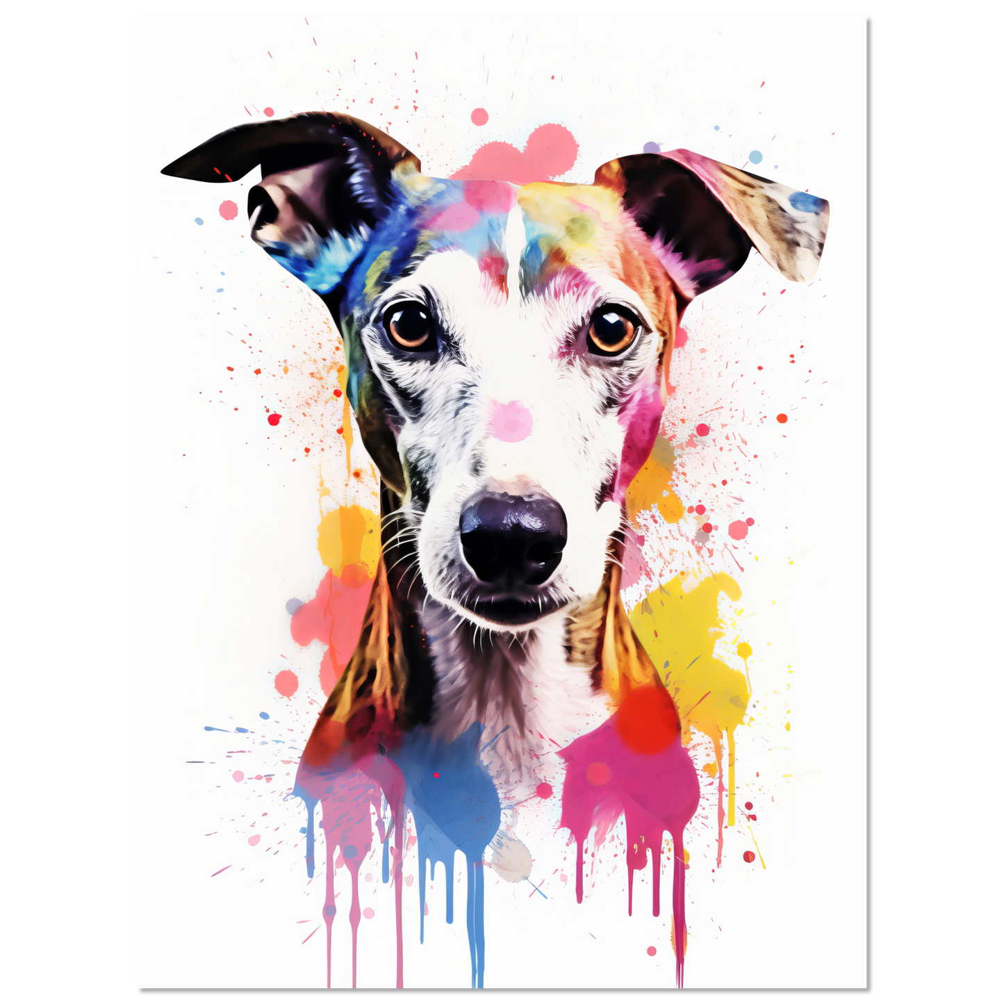 Whippet Hund Pop-Art (DOG319)