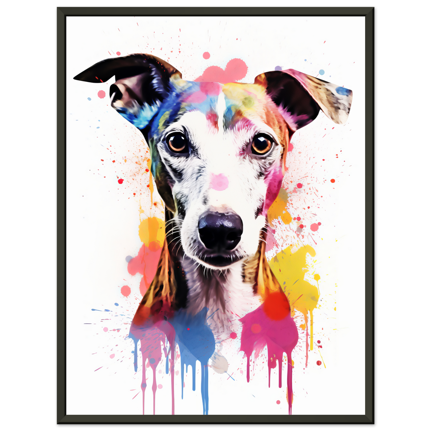 Whippet Hund Pop-Art (DOG319)