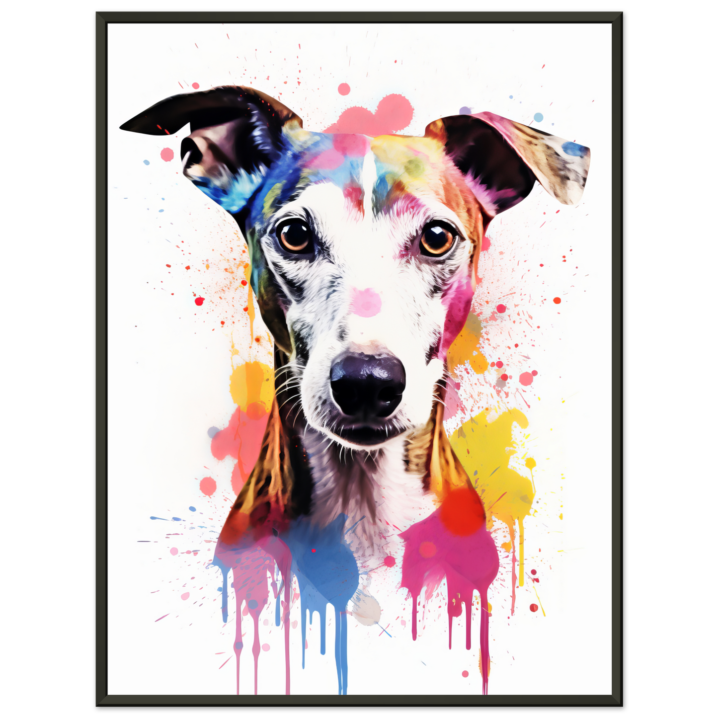 Whippet Hund Pop-Art (DOG319)
