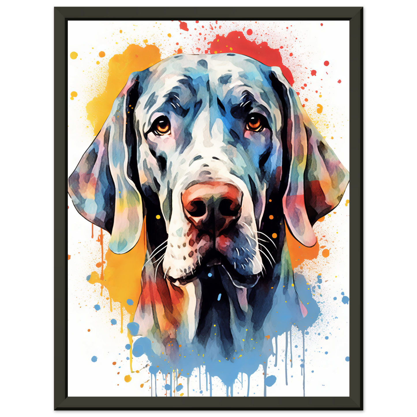 Hund Deutsche Dogge Pop-Art (DOG31)