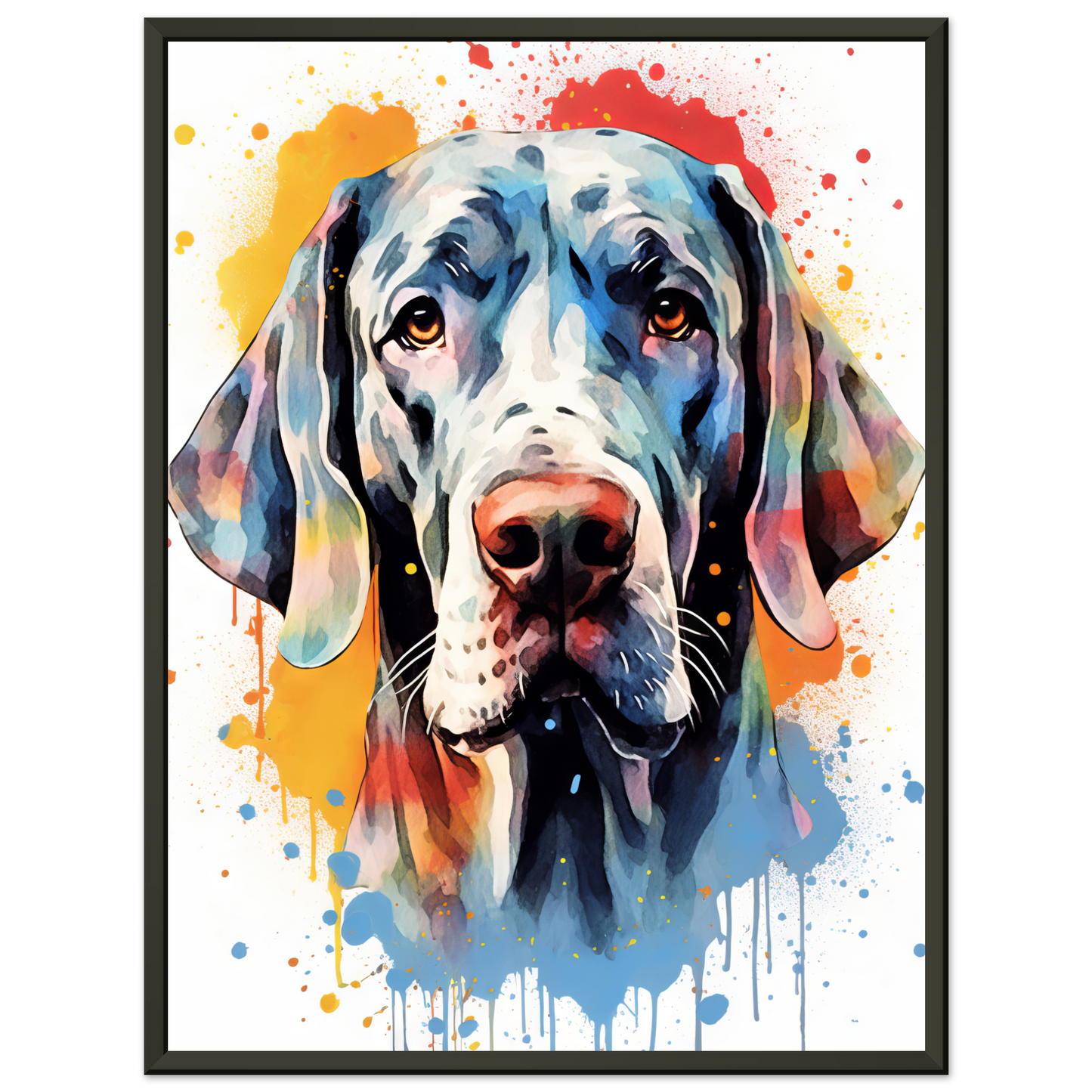 Hund Deutsche Dogge Pop-Art (DOG31)