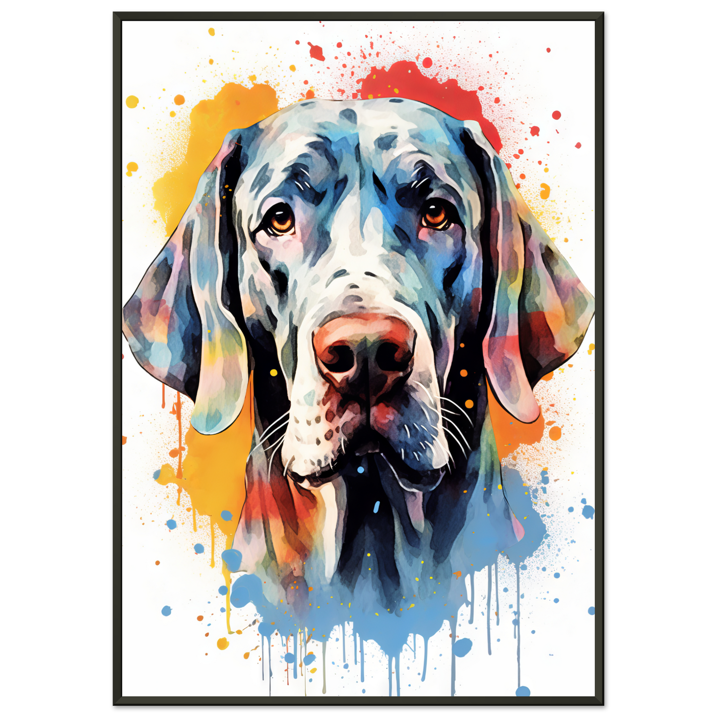 Hund Deutsche Dogge Pop-Art (DOG31)