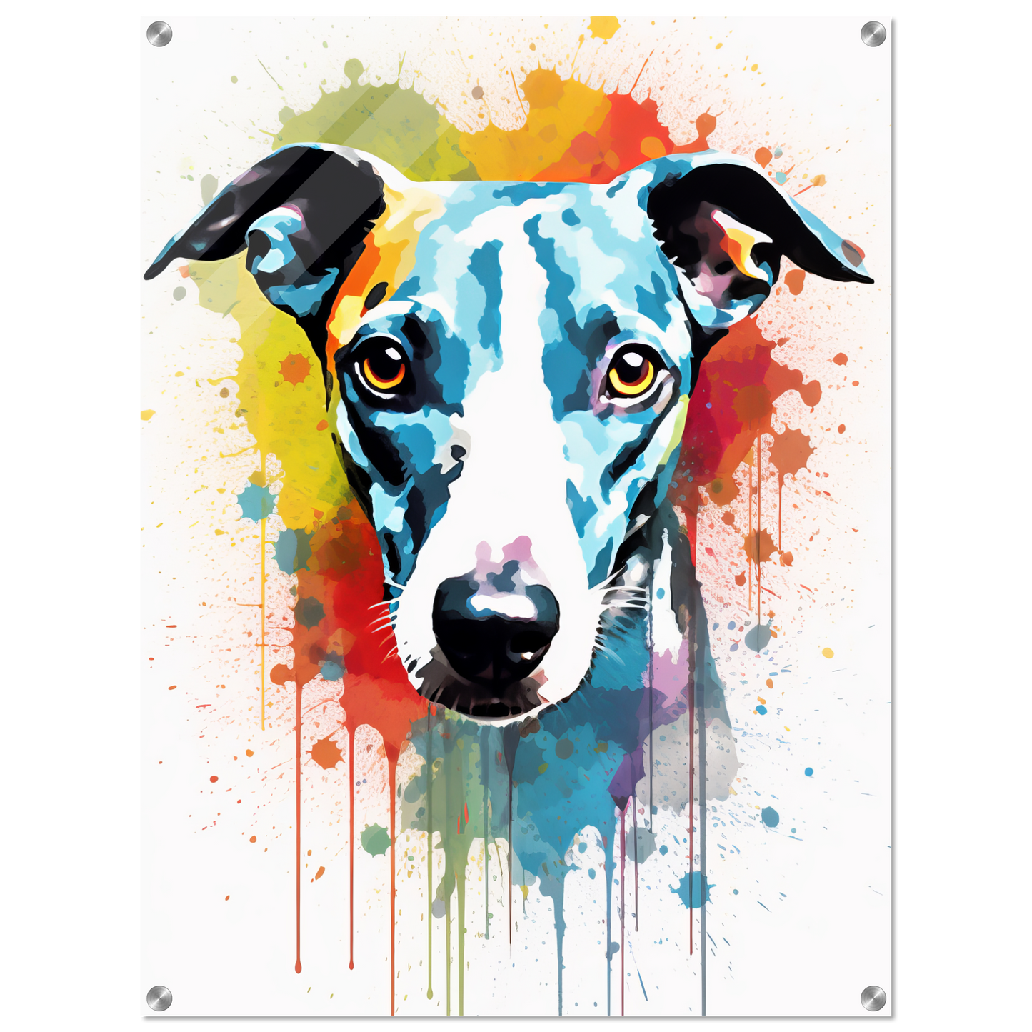 Whippet Hund Pop-Art (DOG320)
