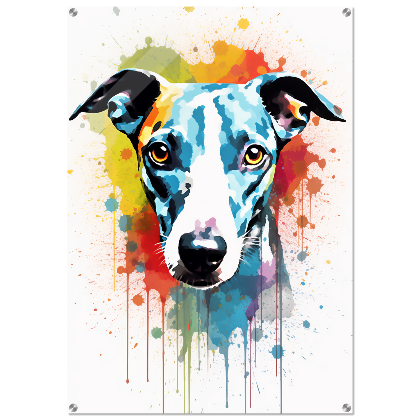 Whippet Hund Pop-Art (DOG320)
