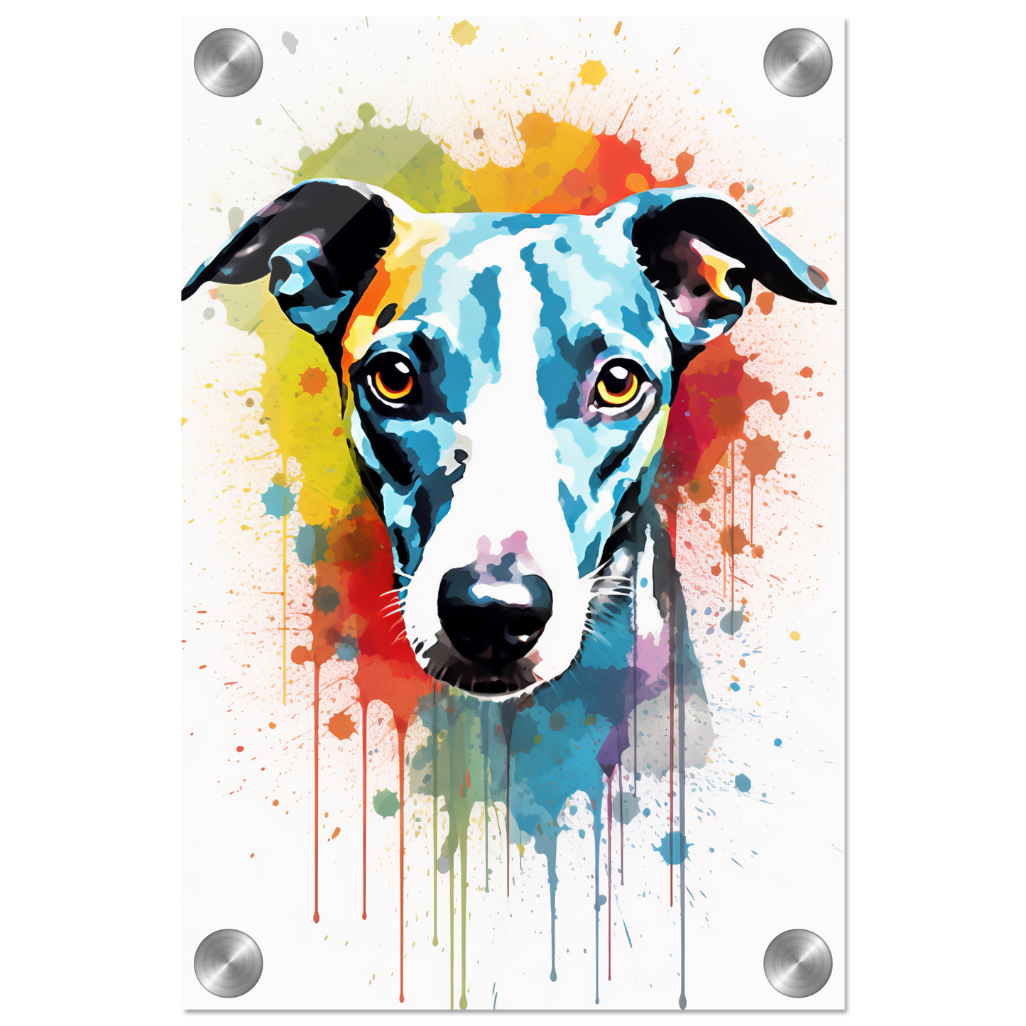 Whippet Hund Pop-Art (DOG320)