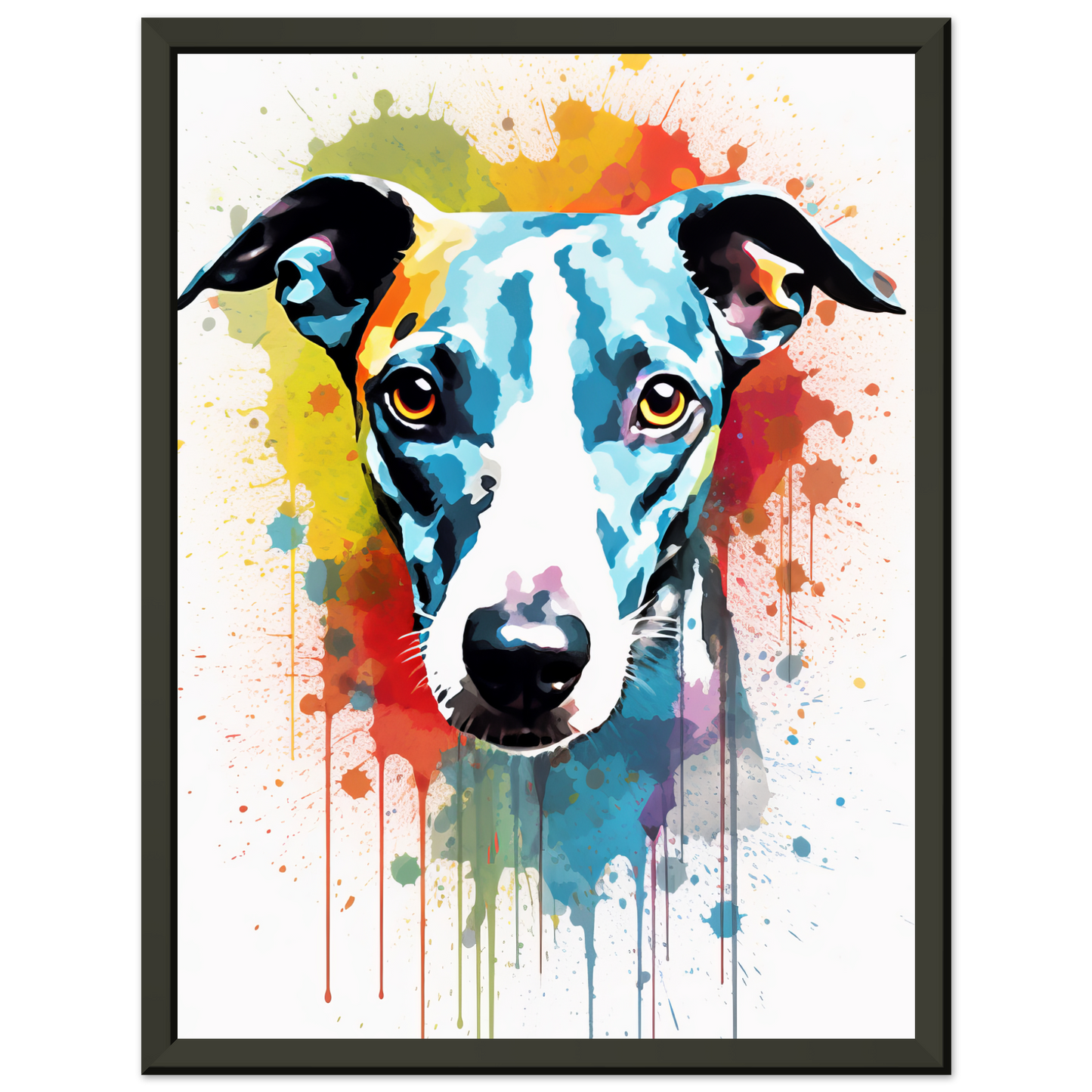 Whippet Hund Pop-Art (DOG320)