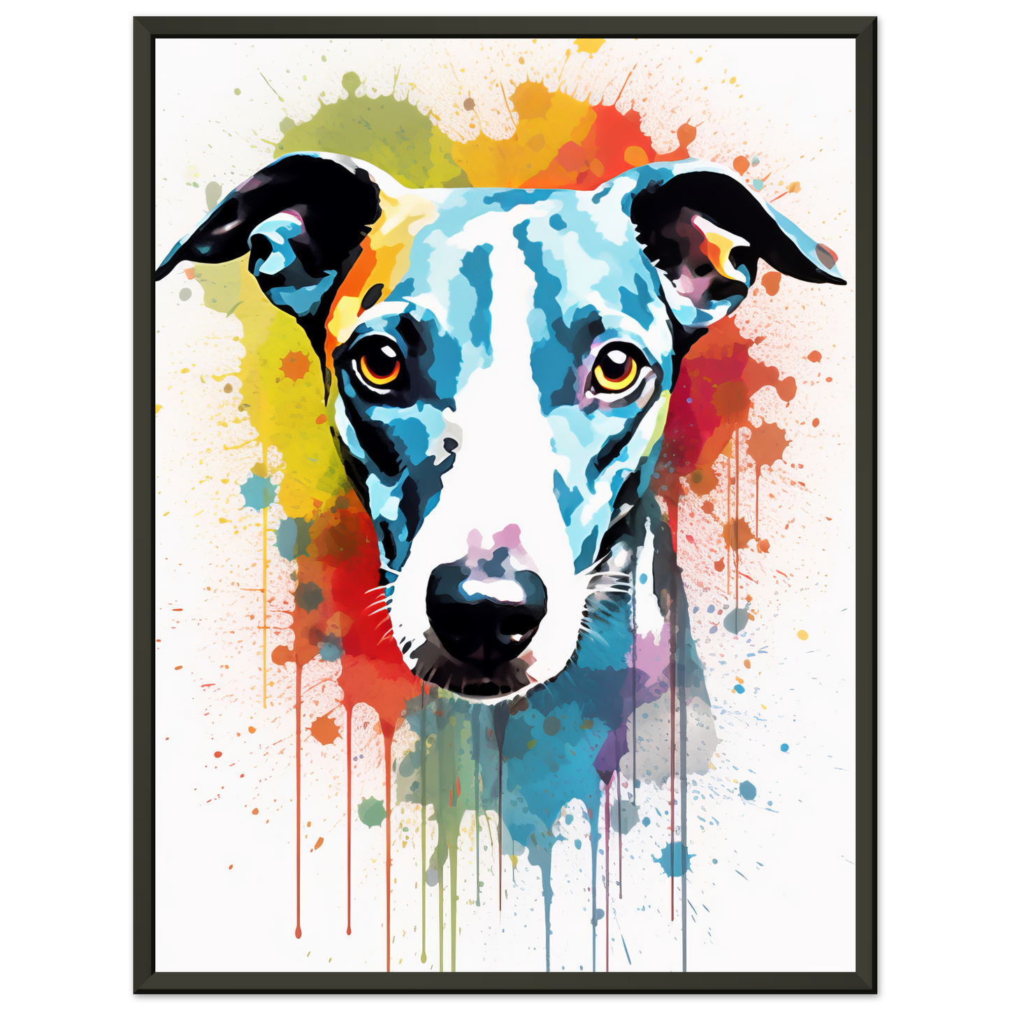 Whippet Hund Pop-Art (DOG320)