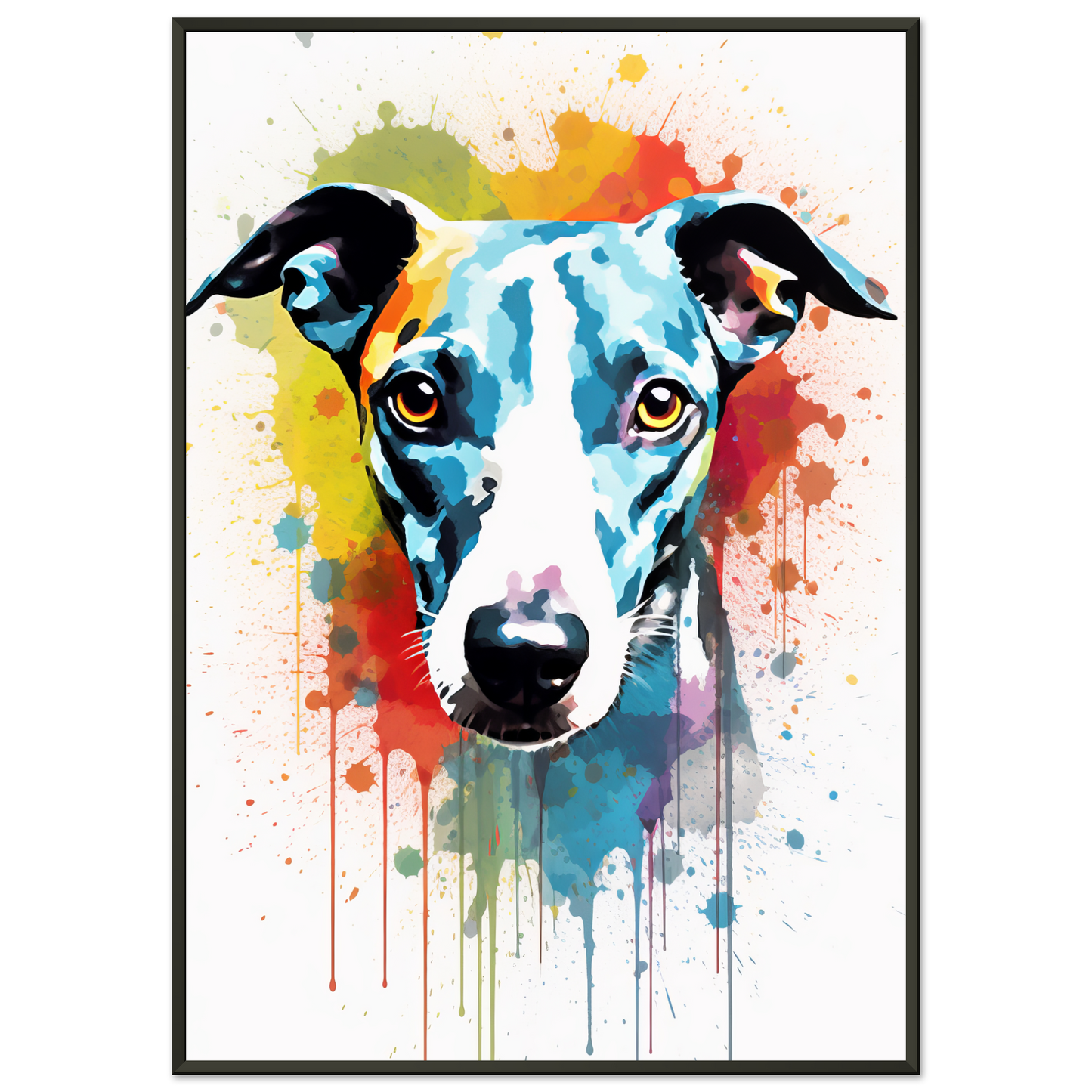 Whippet Hund Pop-Art (DOG320)