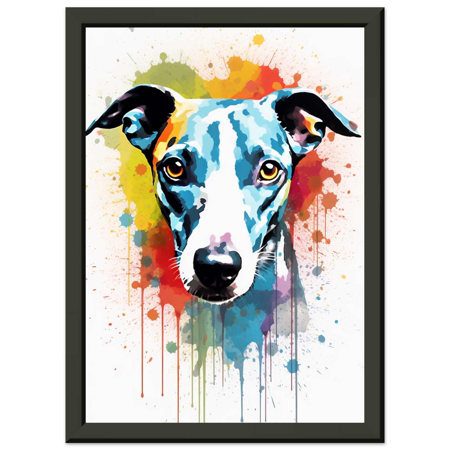 Whippet Hund Pop-Art (DOG320)