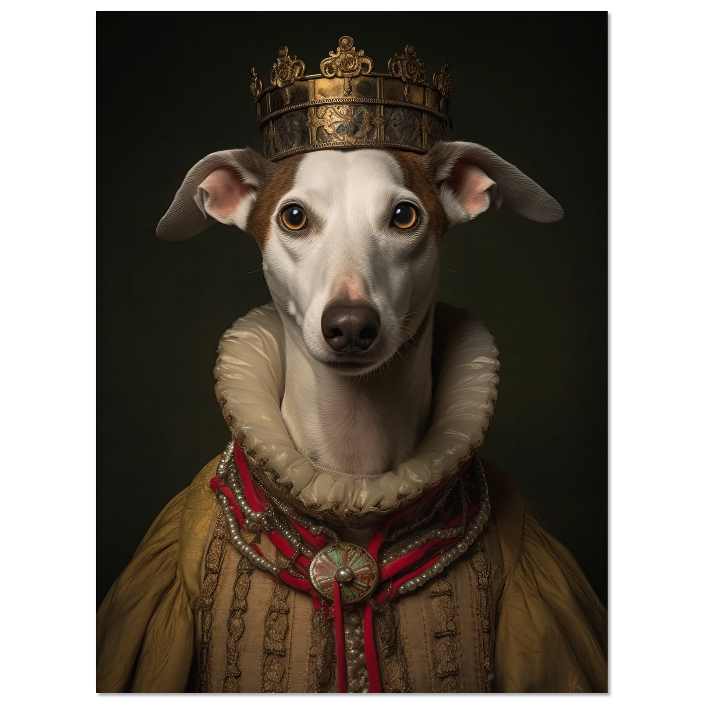 Whippet Hund Renaissance (DOG324)