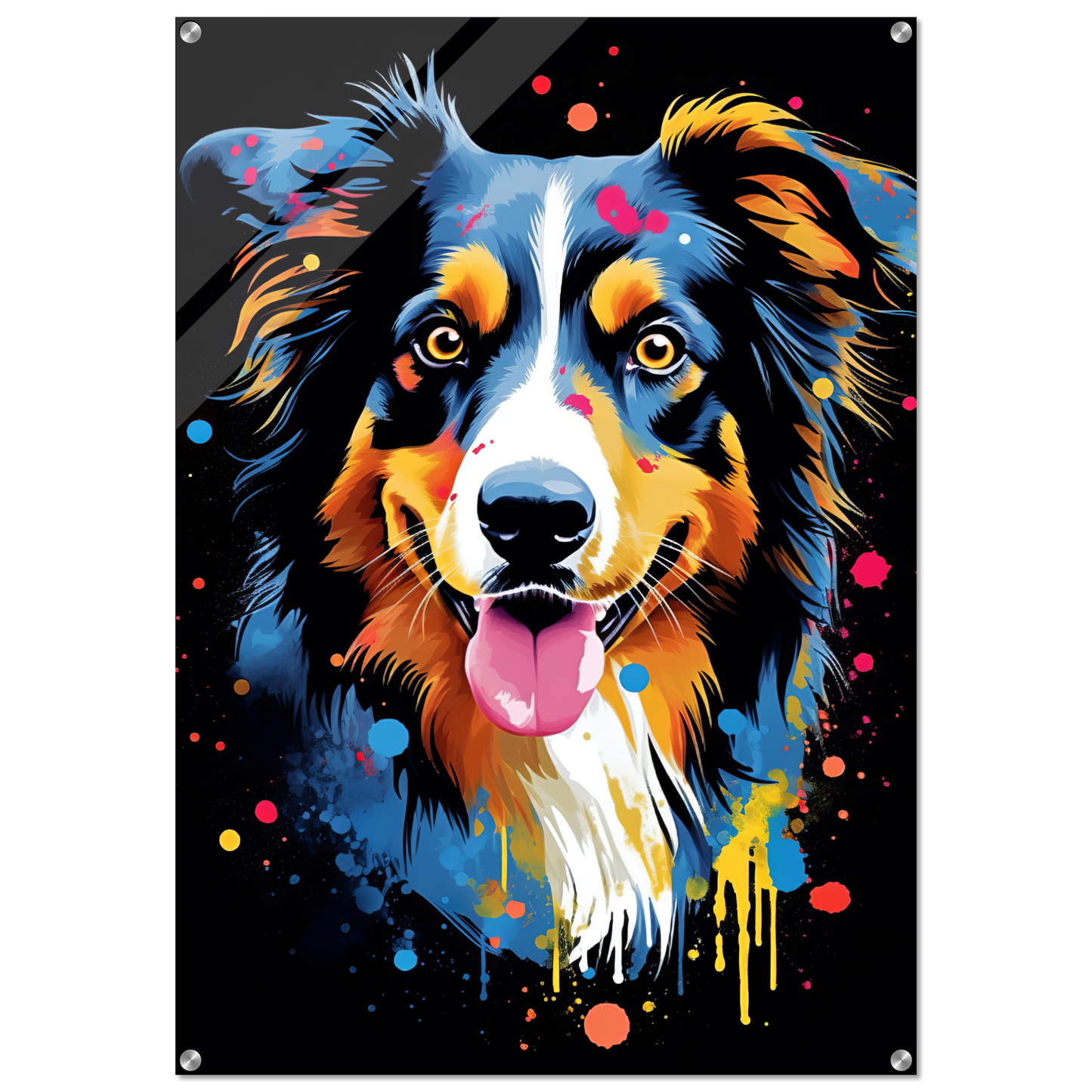 Australia Shepherd Pop Art (DOG325)