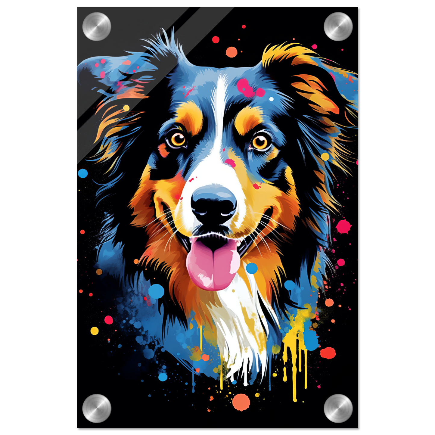 Australia Shepherd Pop Art (DOG325)