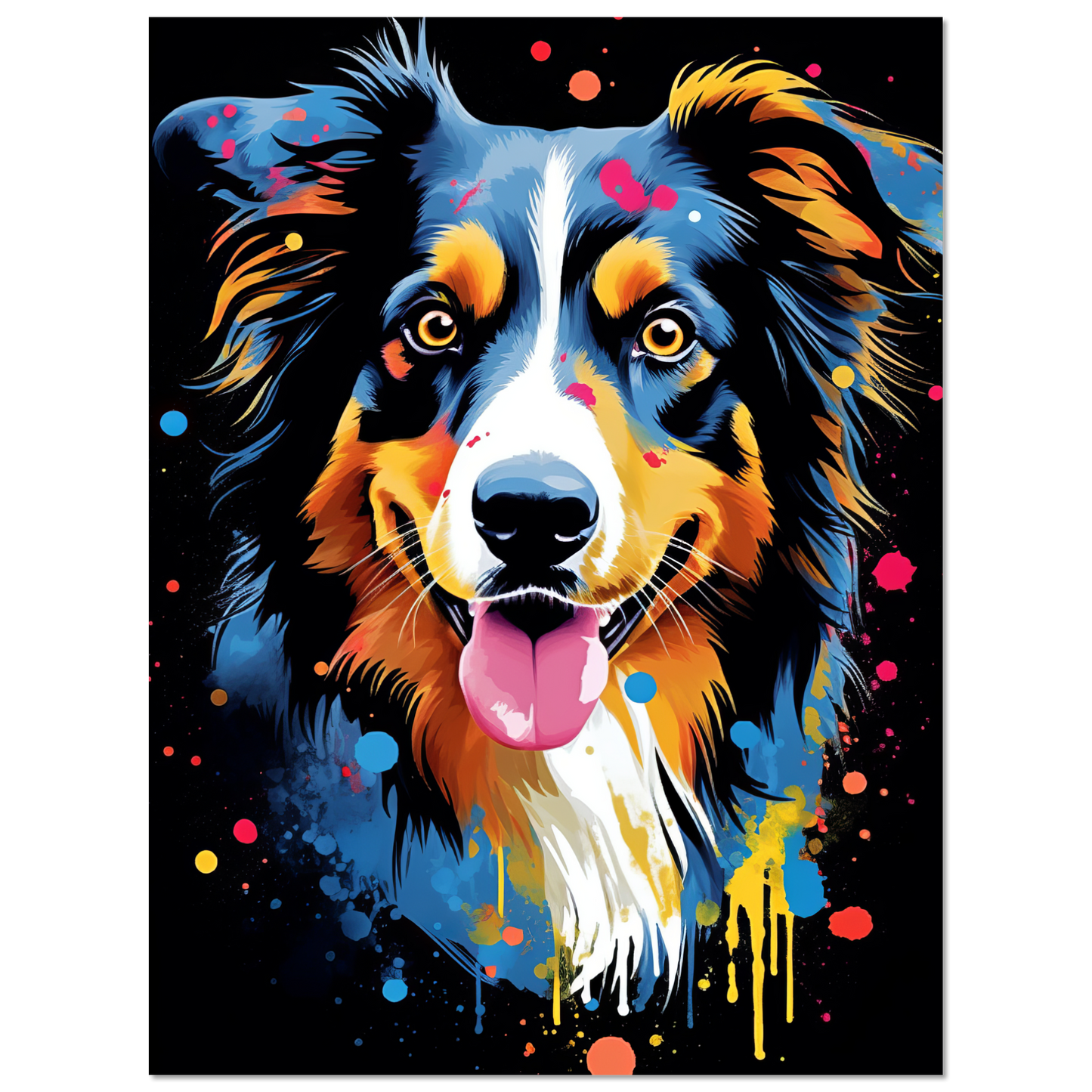 Australien Shepherd Pop-Art (DOG325)