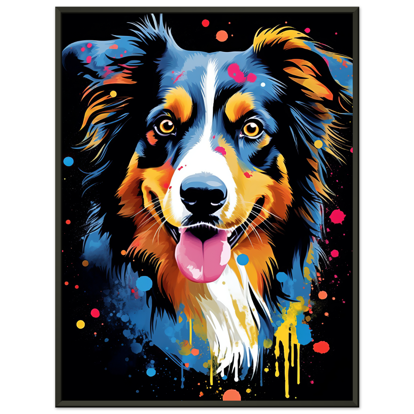 Australia Shepherd Pop Art (DOG325)