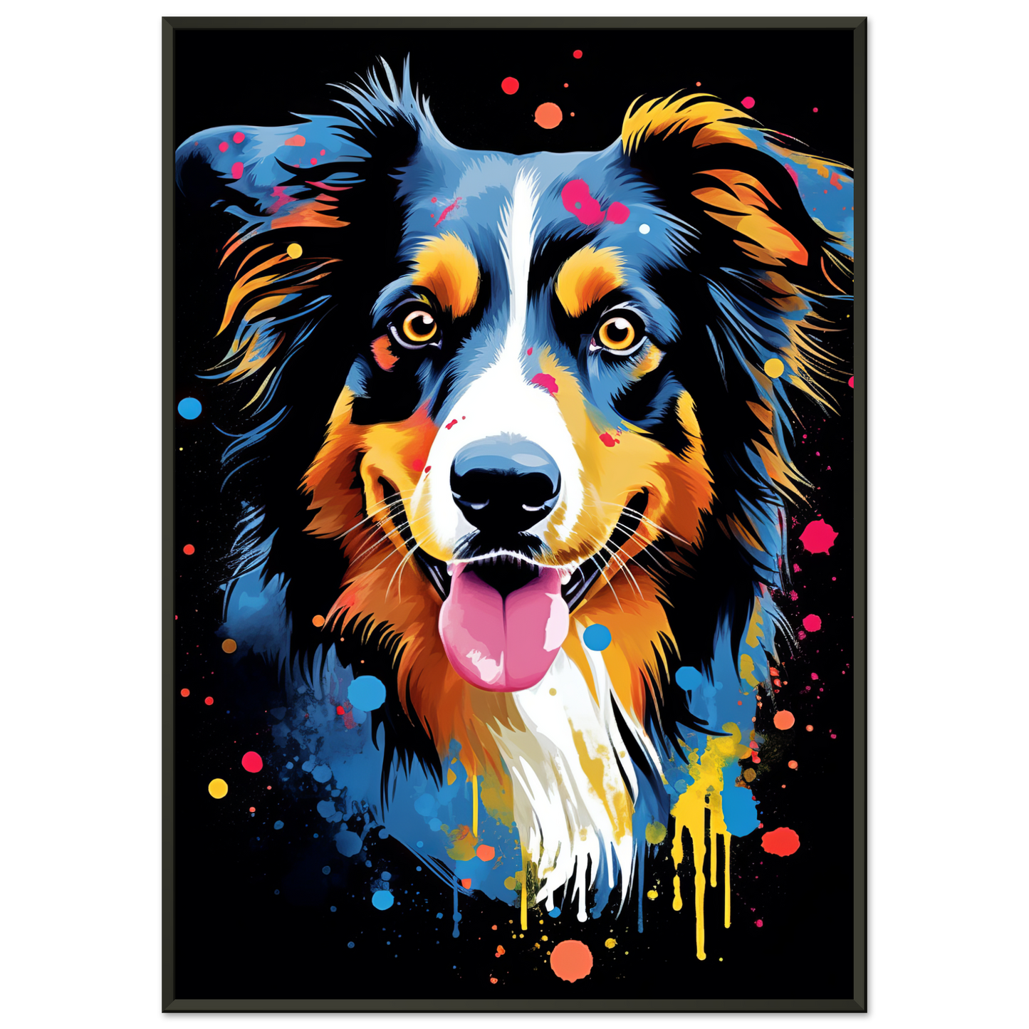 Australia Shepherd Pop Art (DOG325)