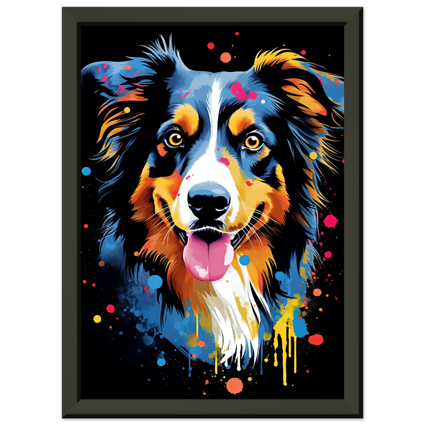 Australia Shepherd Pop Art (DOG325)