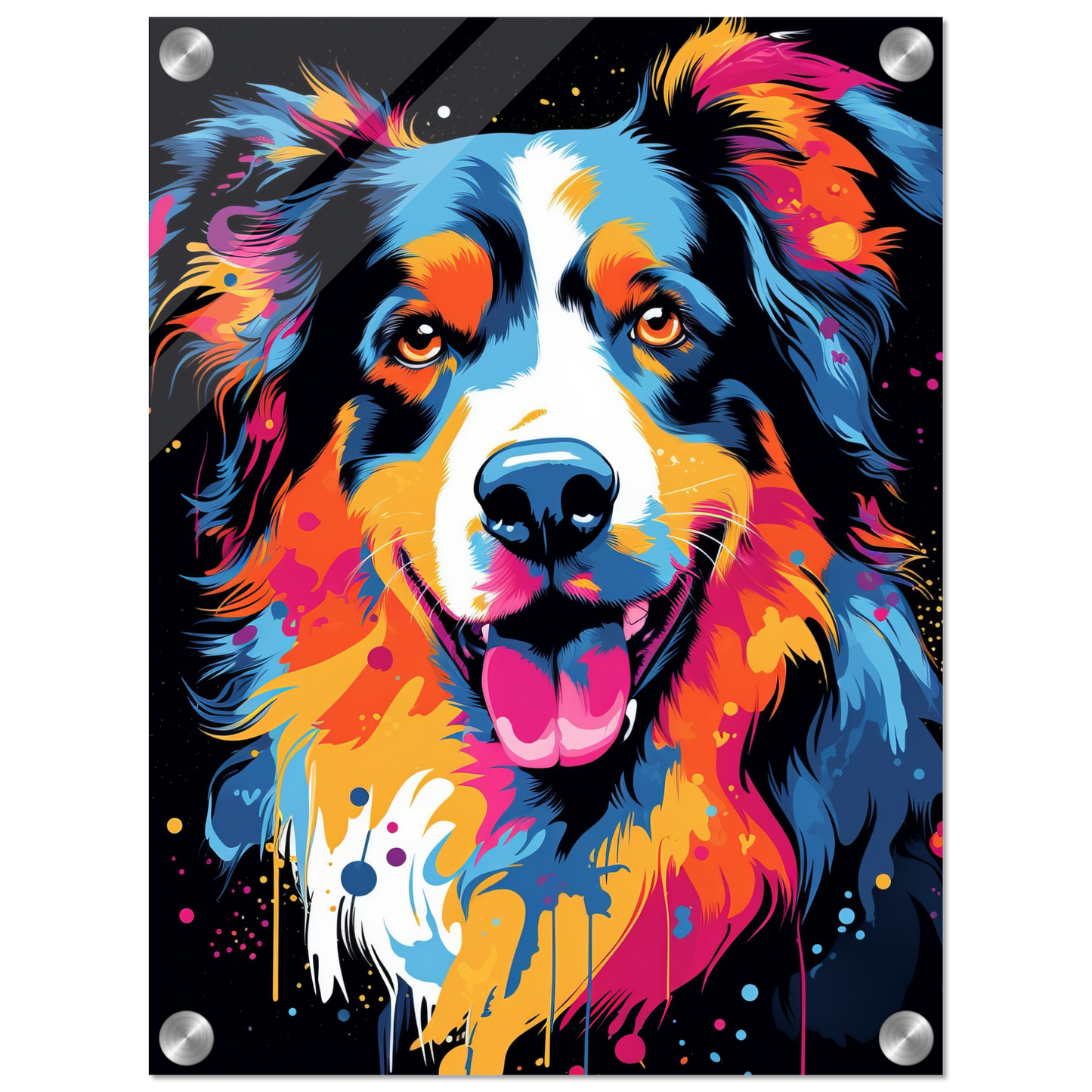 Australia Shepherd Pop Art (DOG326)