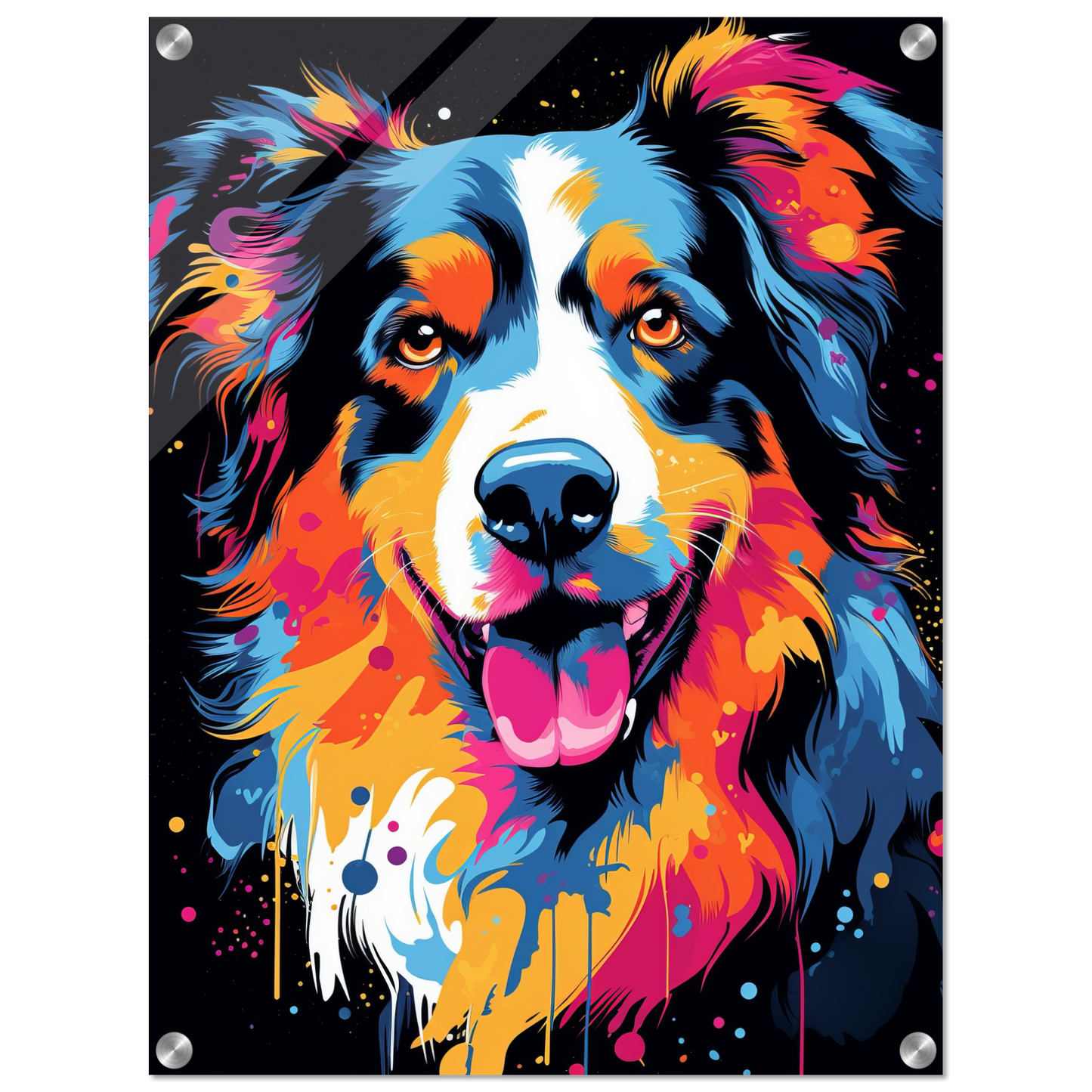 Australia Shepherd Pop Art (DOG326)