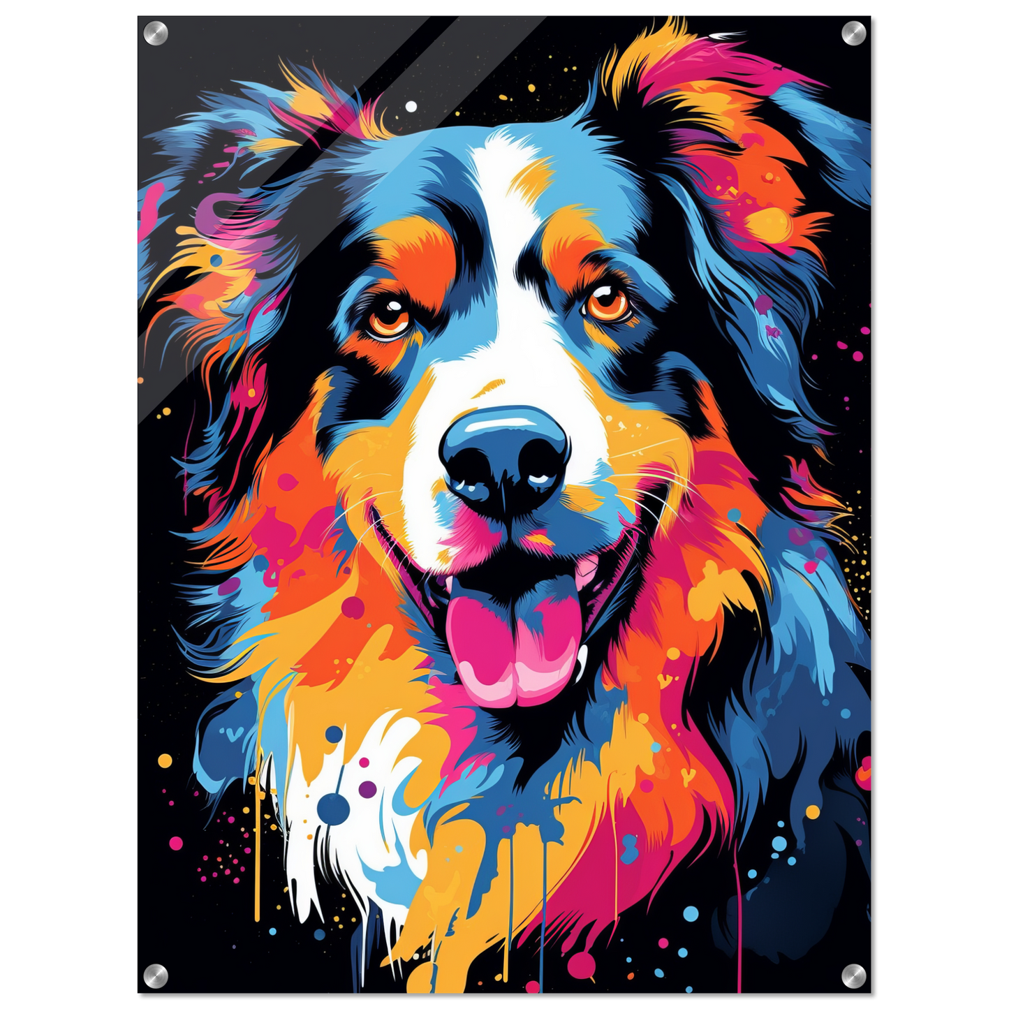 Australia Shepherd Pop Art (DOG326)