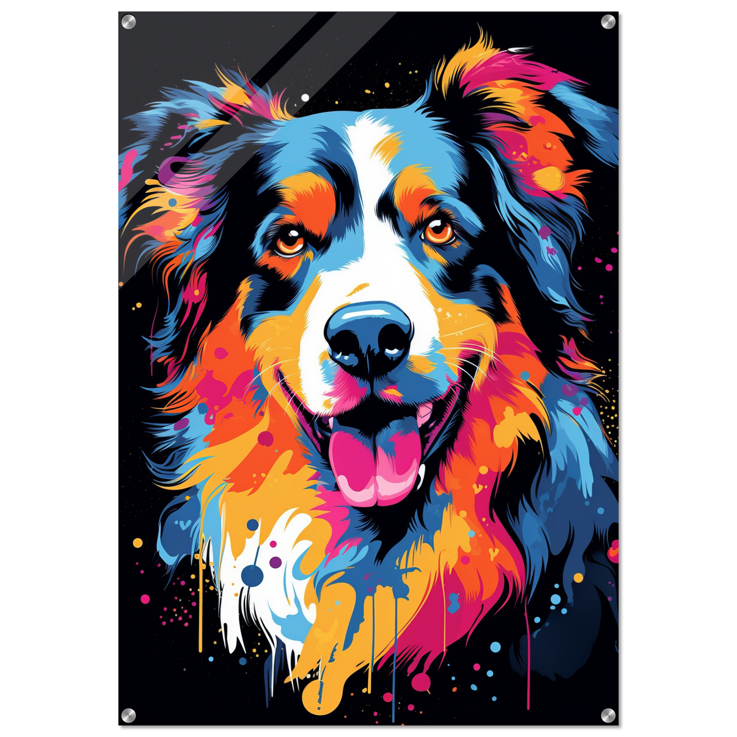 Australia Shepherd Pop Art (DOG326)