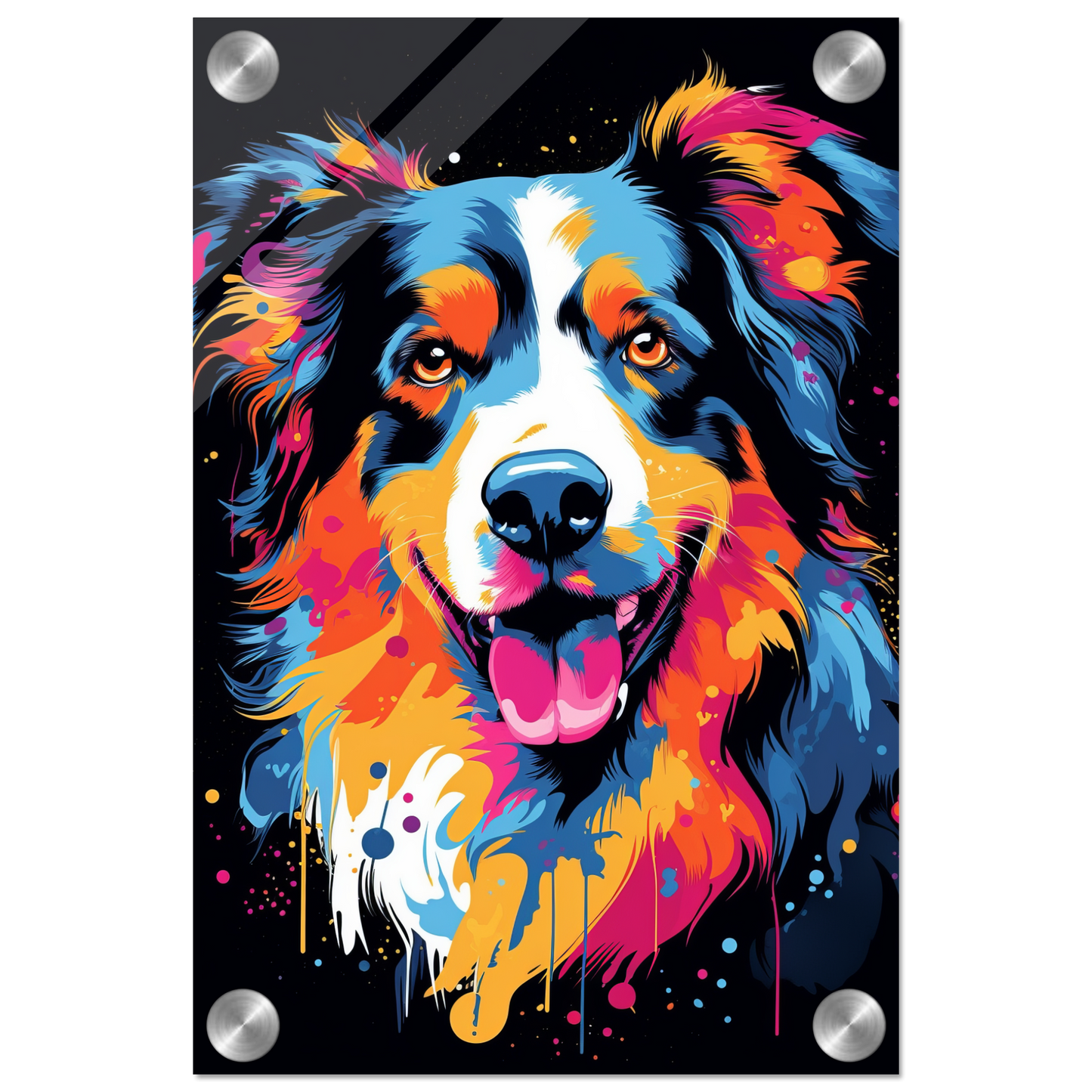 Australia Shepherd Pop Art (DOG326)
