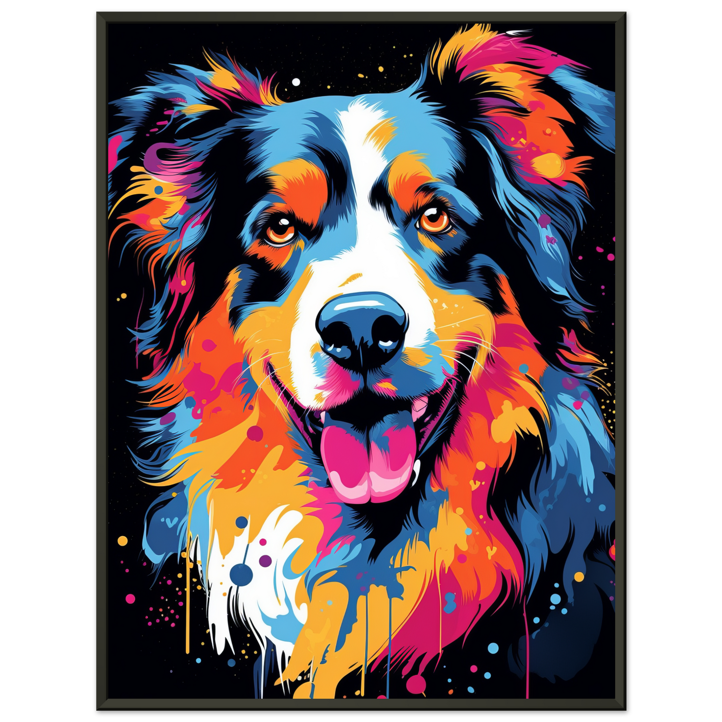 Australia Shepherd Pop Art (DOG326)