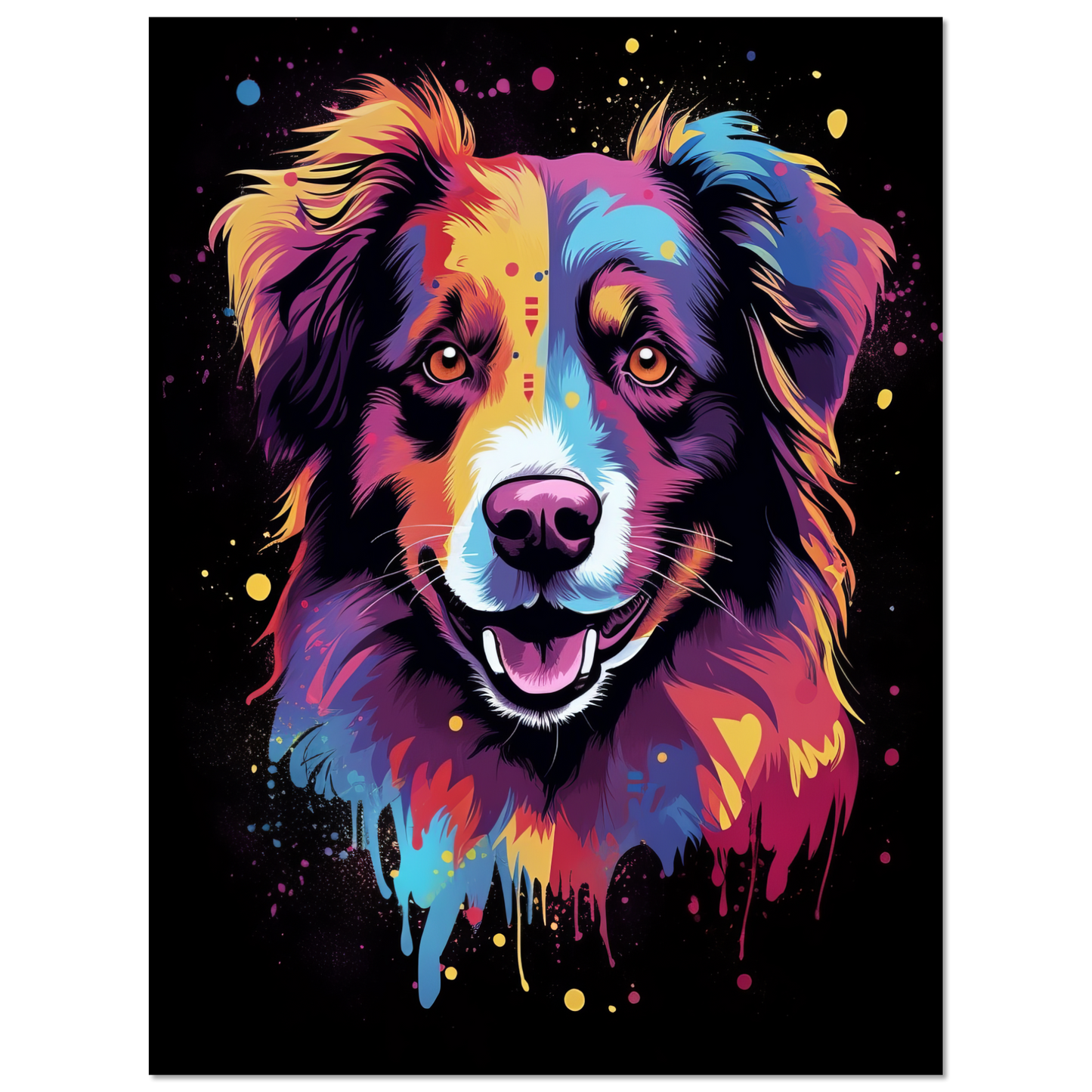 Australia Shepherd Pop Art (DOG327)