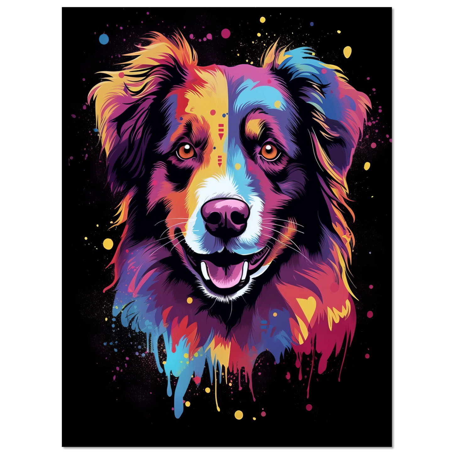 Australia Shepherd Pop Art (DOG327)