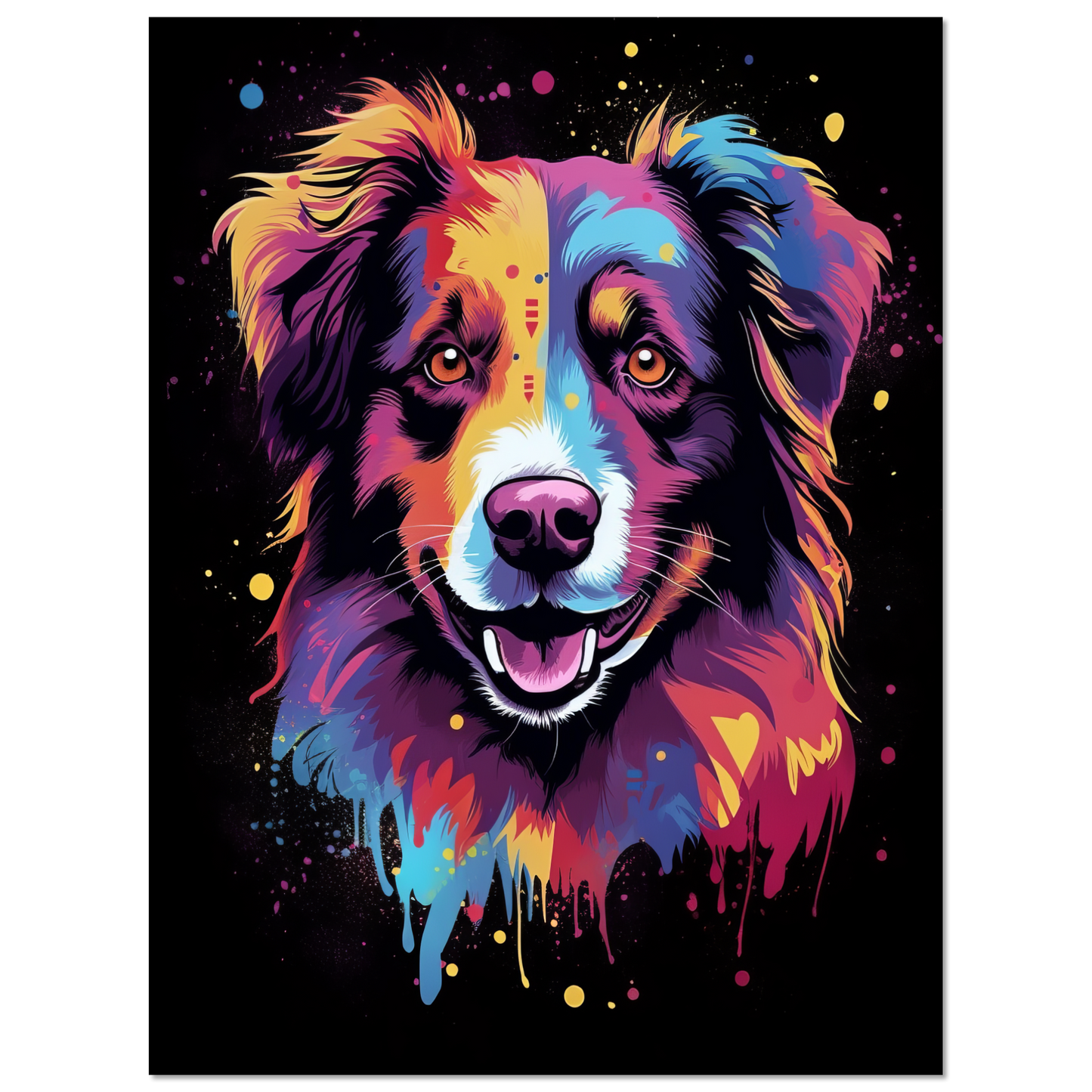 Australia Shepherd Pop Art (DOG327)