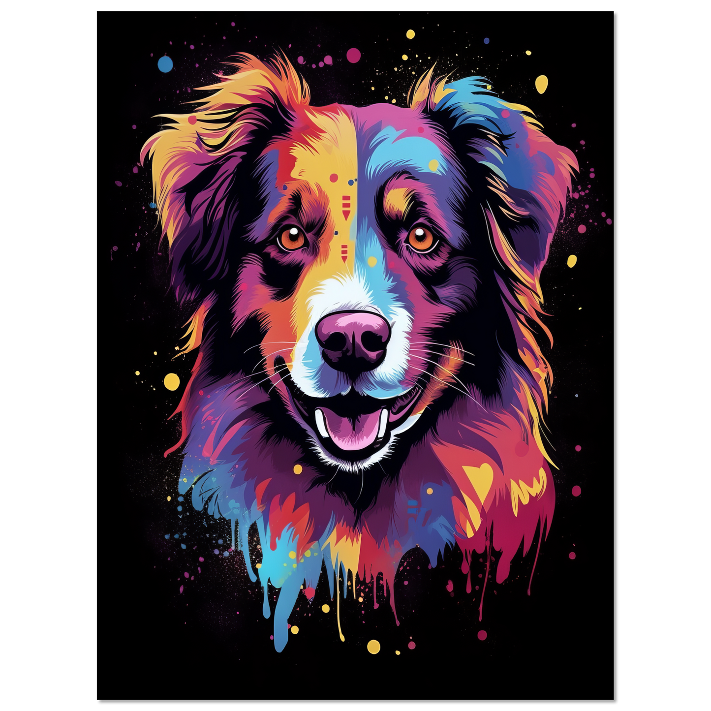 Australia Shepherd Pop Art (DOG327)