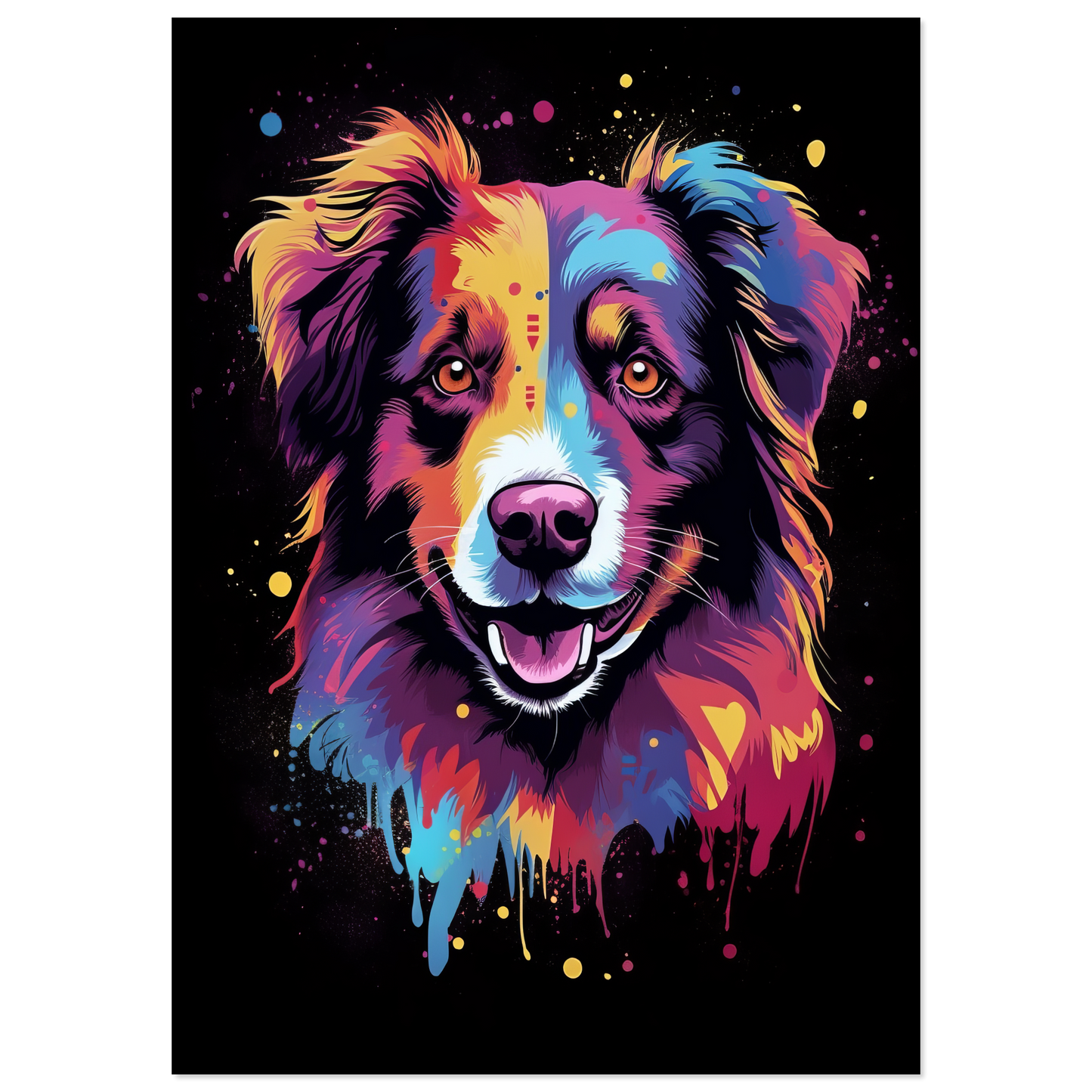 Australia Shepherd Pop Art (DOG327)