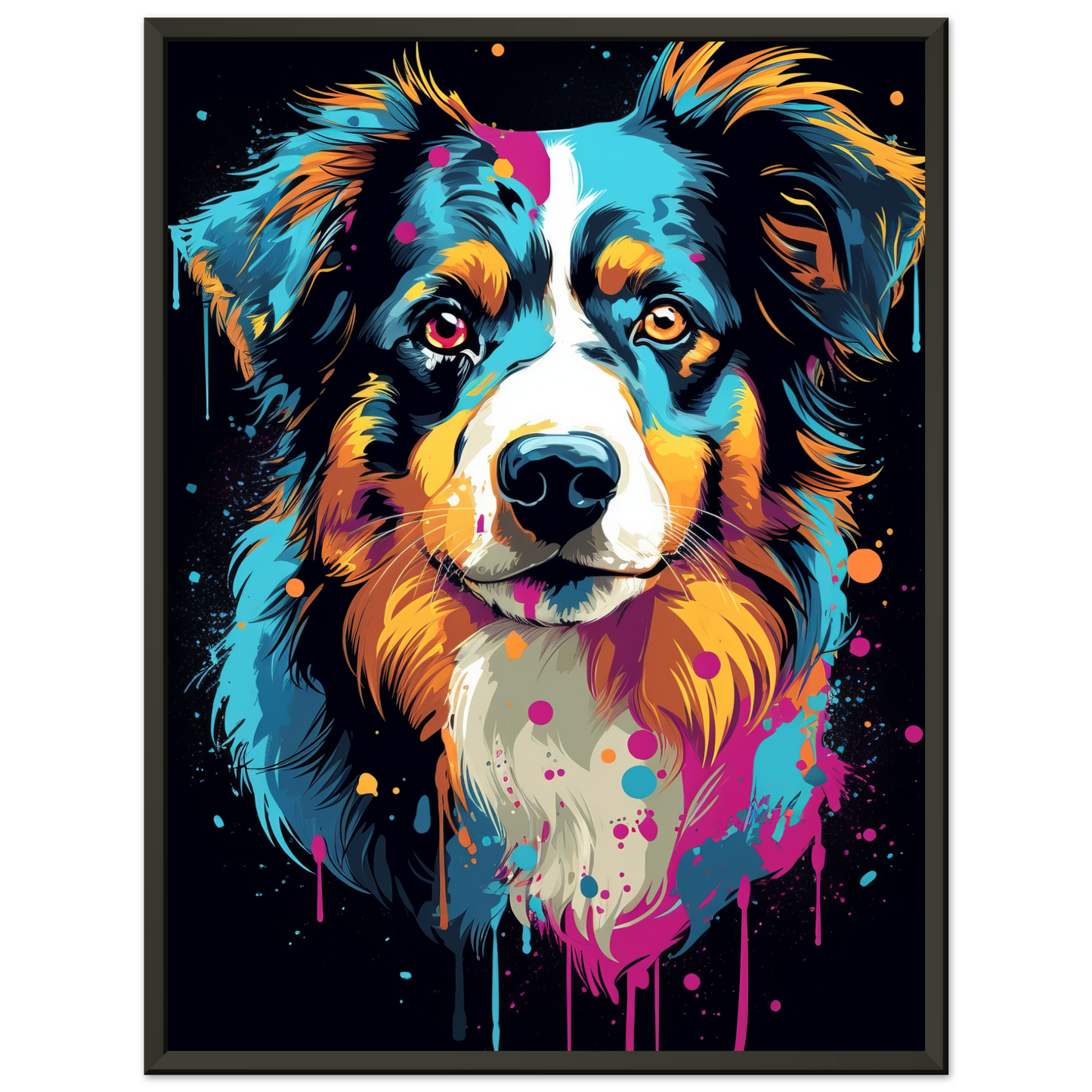 Australia Shepherd Pop Art (DOG328)