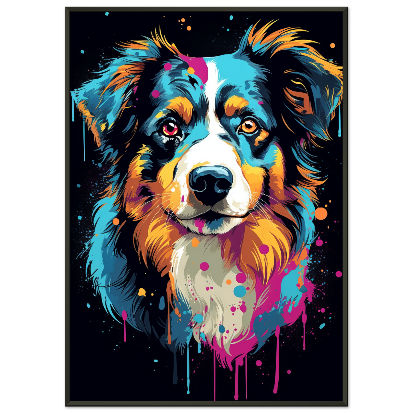 Australien Shepherd Pop-Art (DOG328)