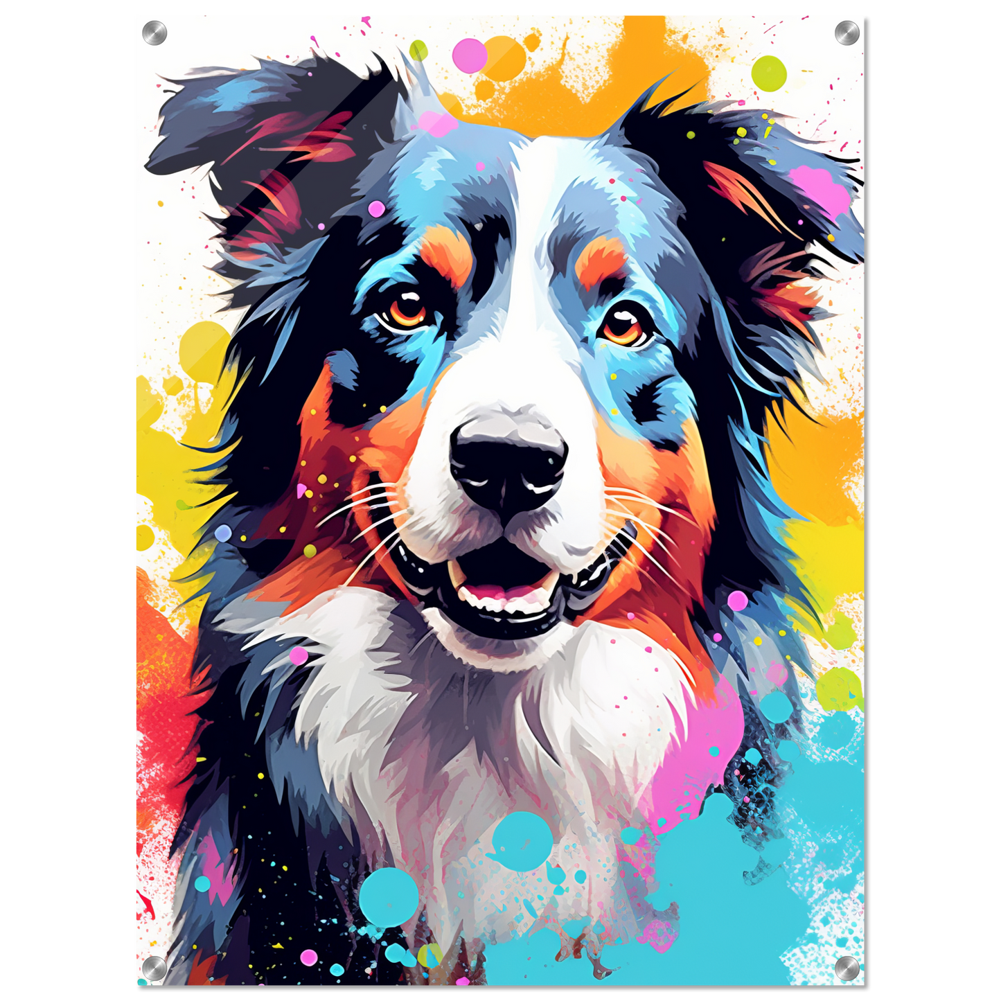 Australia Shepherd Pop Art (DOG329)