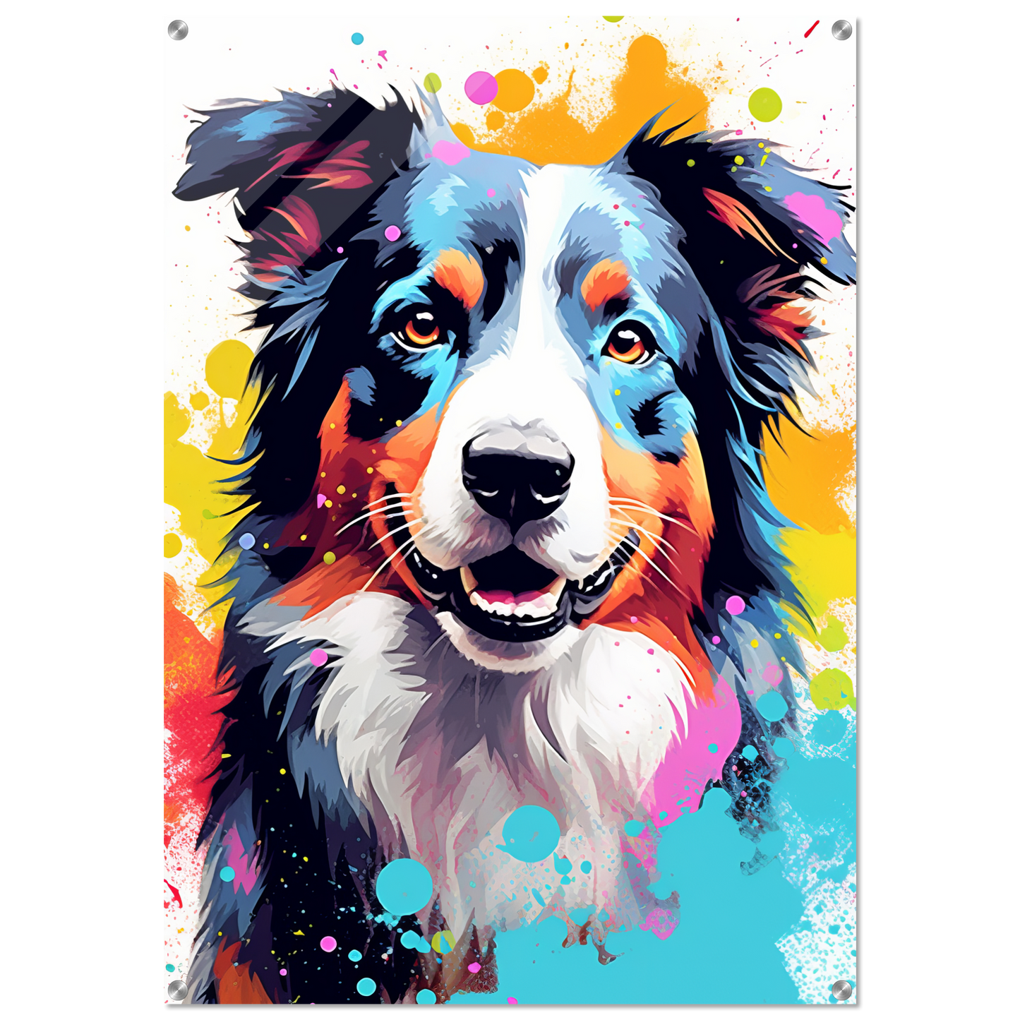 Australia Shepherd Pop Art (DOG329)