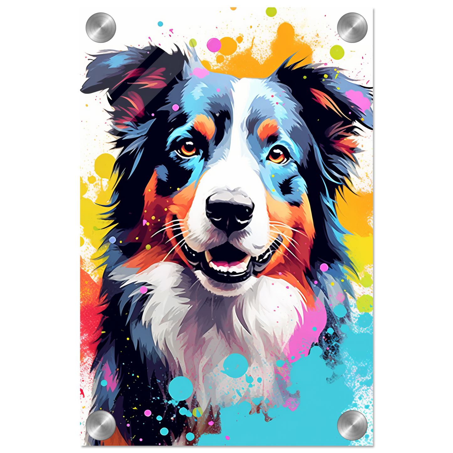 Australia Shepherd Pop Art (DOG329)