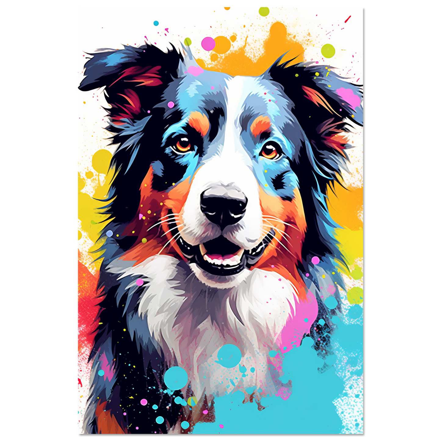Australia Shepherd Pop Art (DOG329)