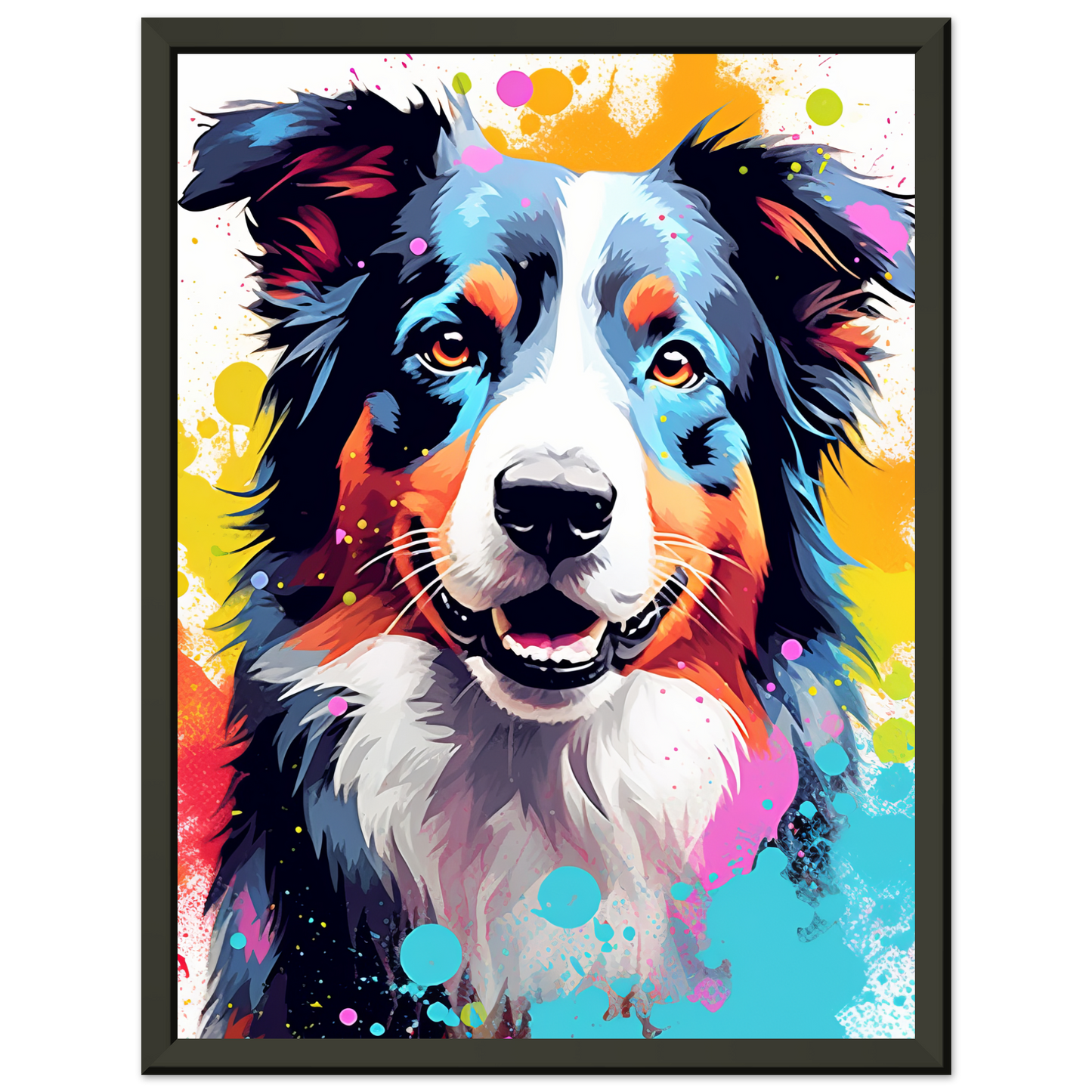 Australia Shepherd Pop Art (DOG329)