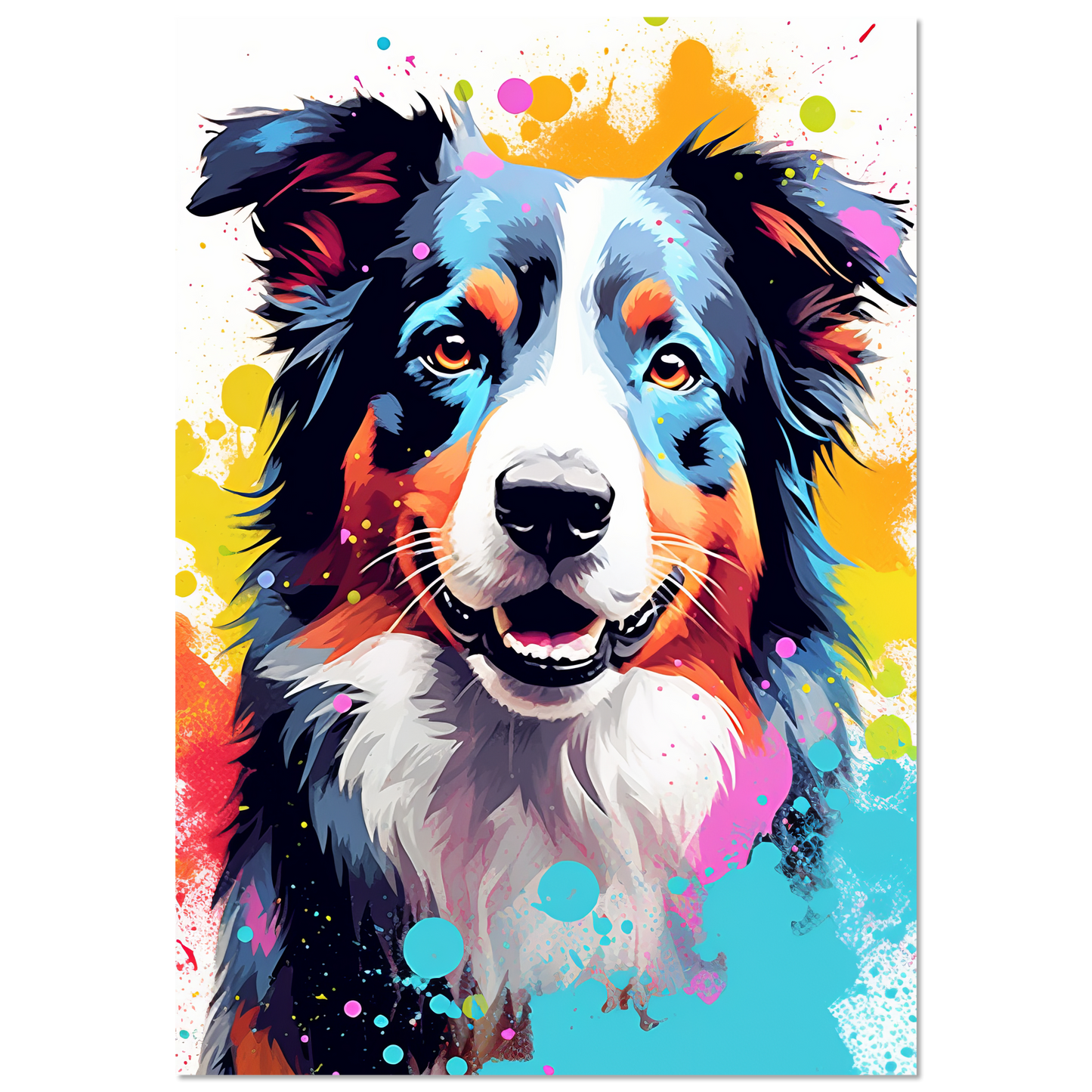 Australia Shepherd Pop Art (DOG329)